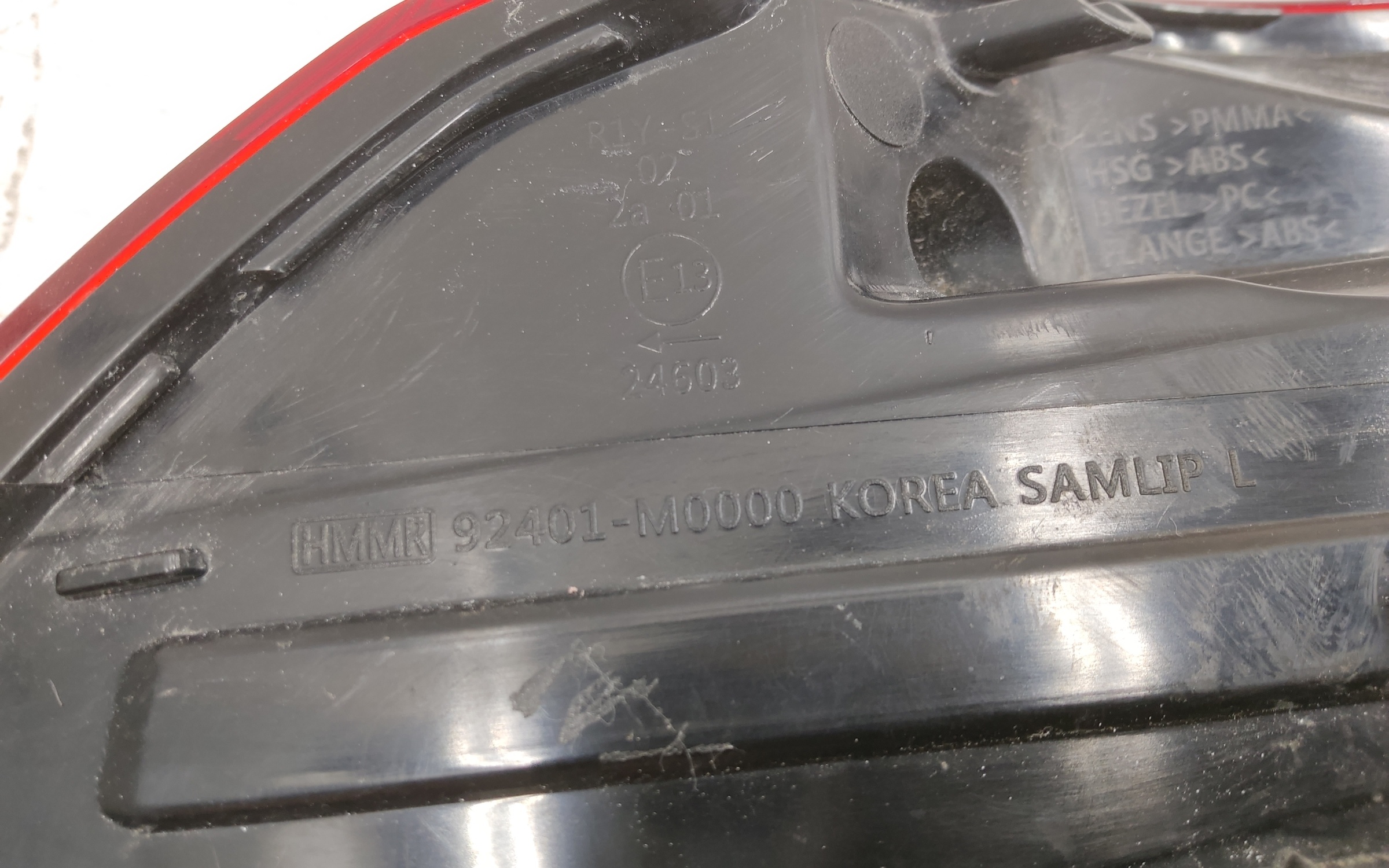 Фонарь задний левый наружный Hyundai Creta 1