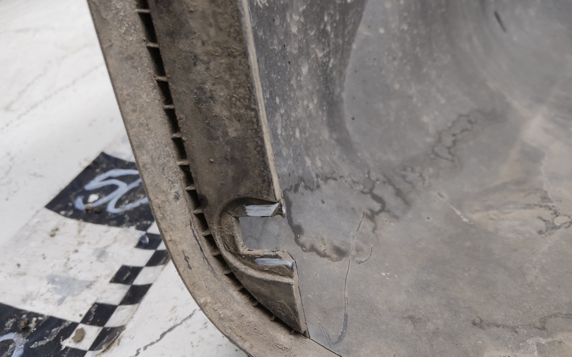 Юбка заднего бампера Hyundai Tucson 4