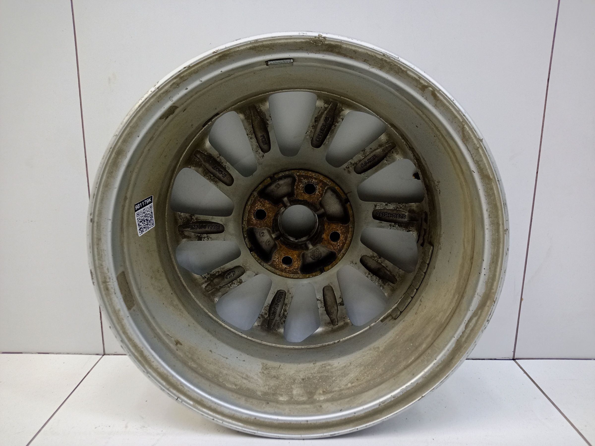 Диск колеса литой Hyundai Solaris 2 R15