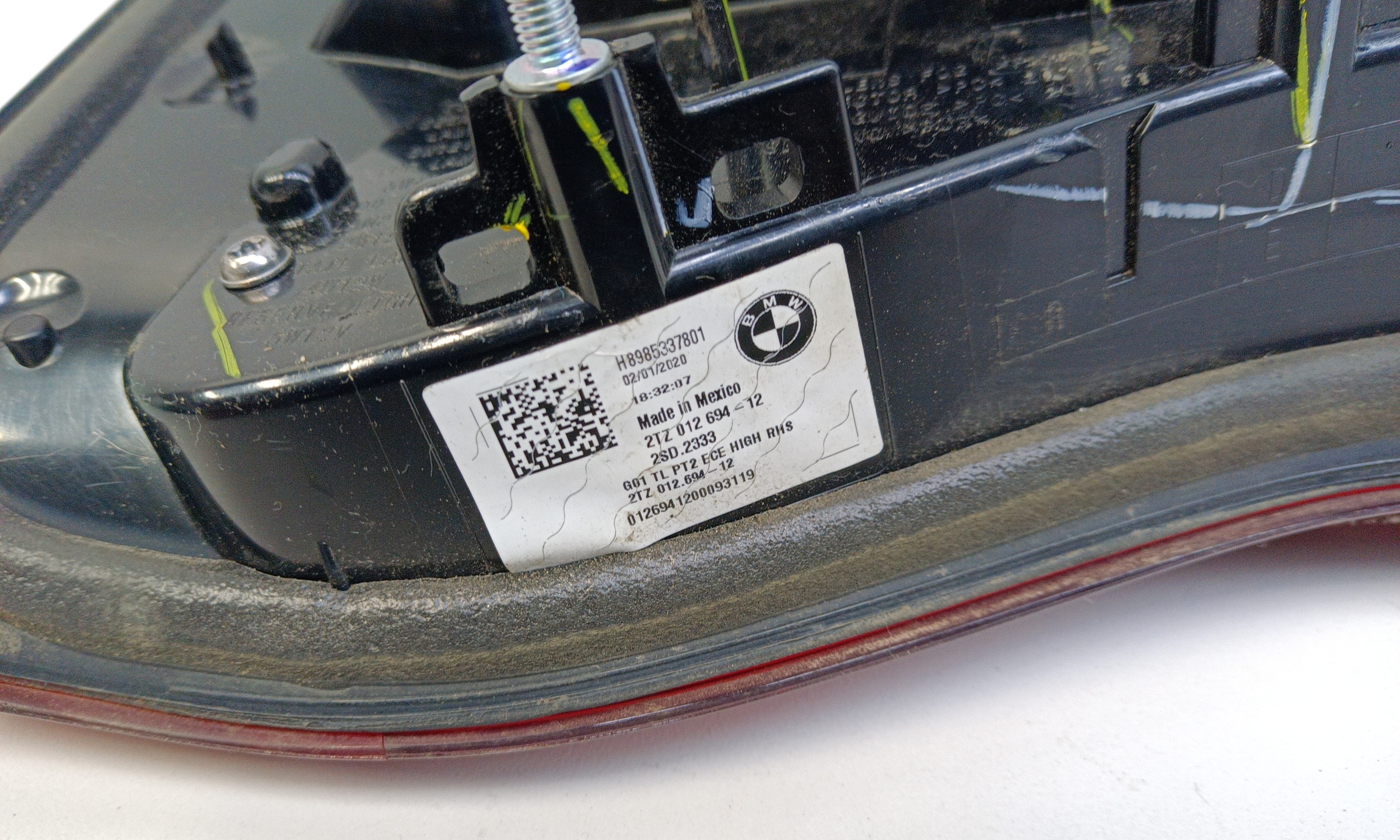 Фонарь задний правый  внутренний BMW X3 G01 LED