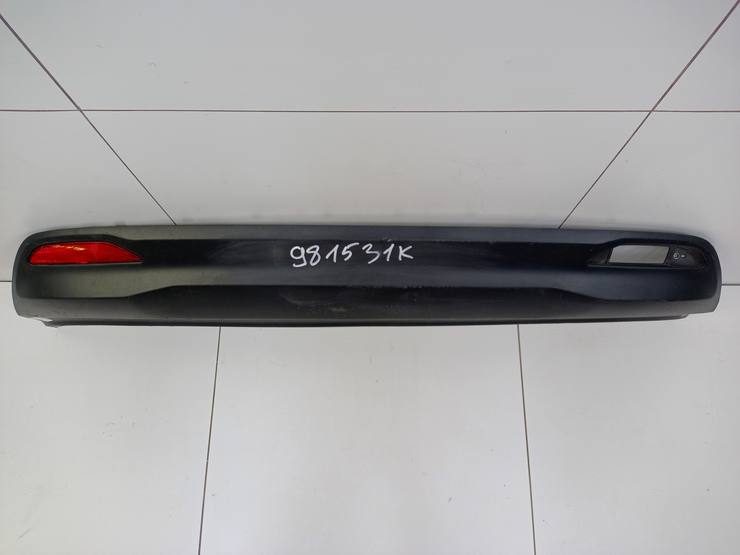 Юбка заднего бампера KIA Rio 3 Sedan