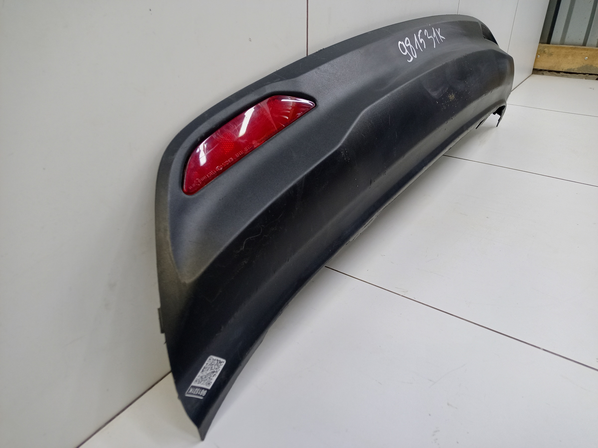 Юбка заднего бампера KIA Rio 3 Sedan