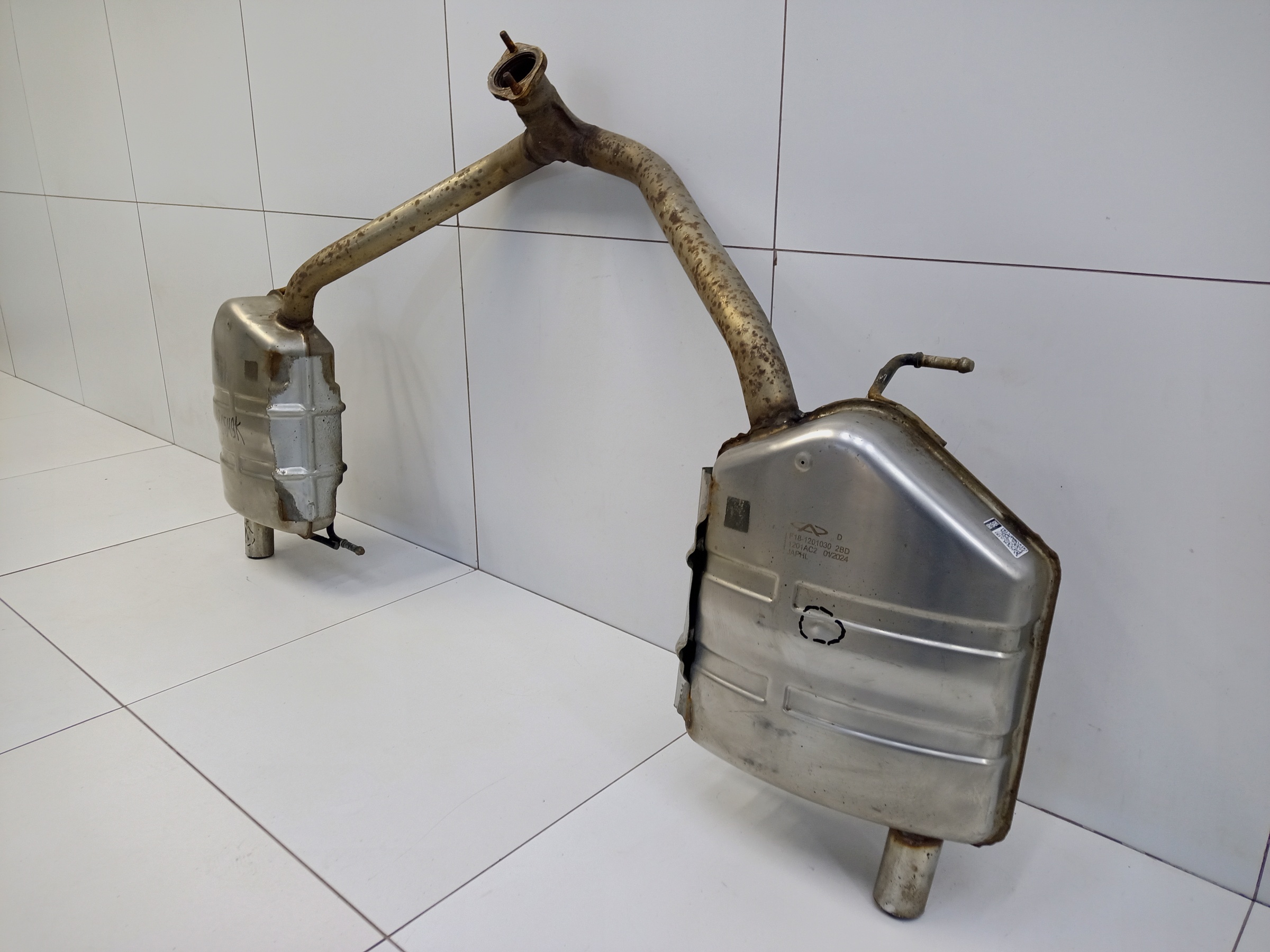 Глушитель задняя часть Jetour X70 Plus Restail