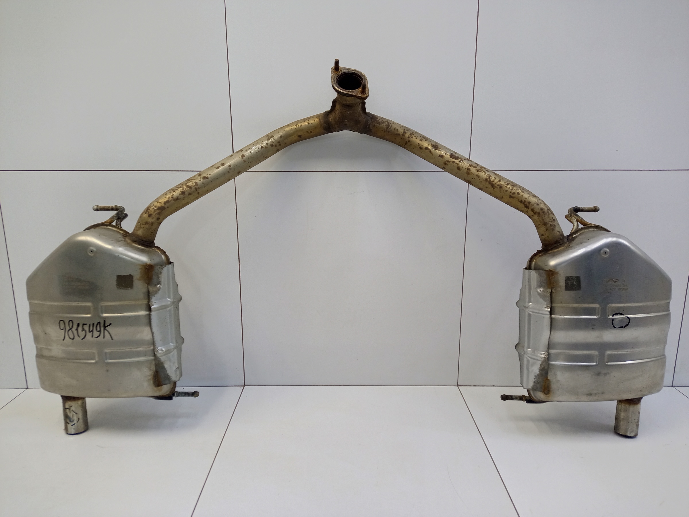 Глушитель задняя часть Jetour X70 Plus Restail