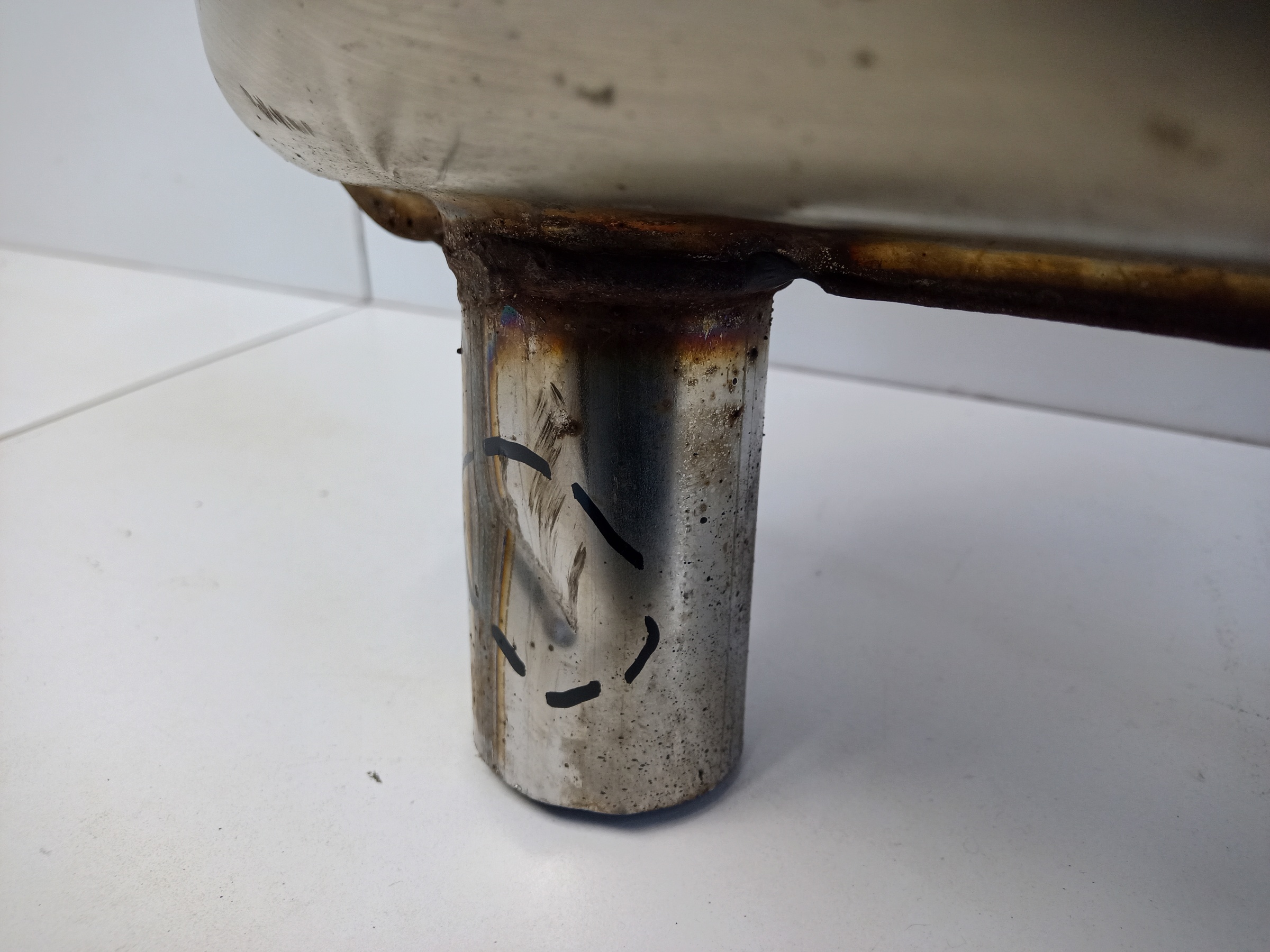 Глушитель задняя часть Jetour X70 Plus Restail