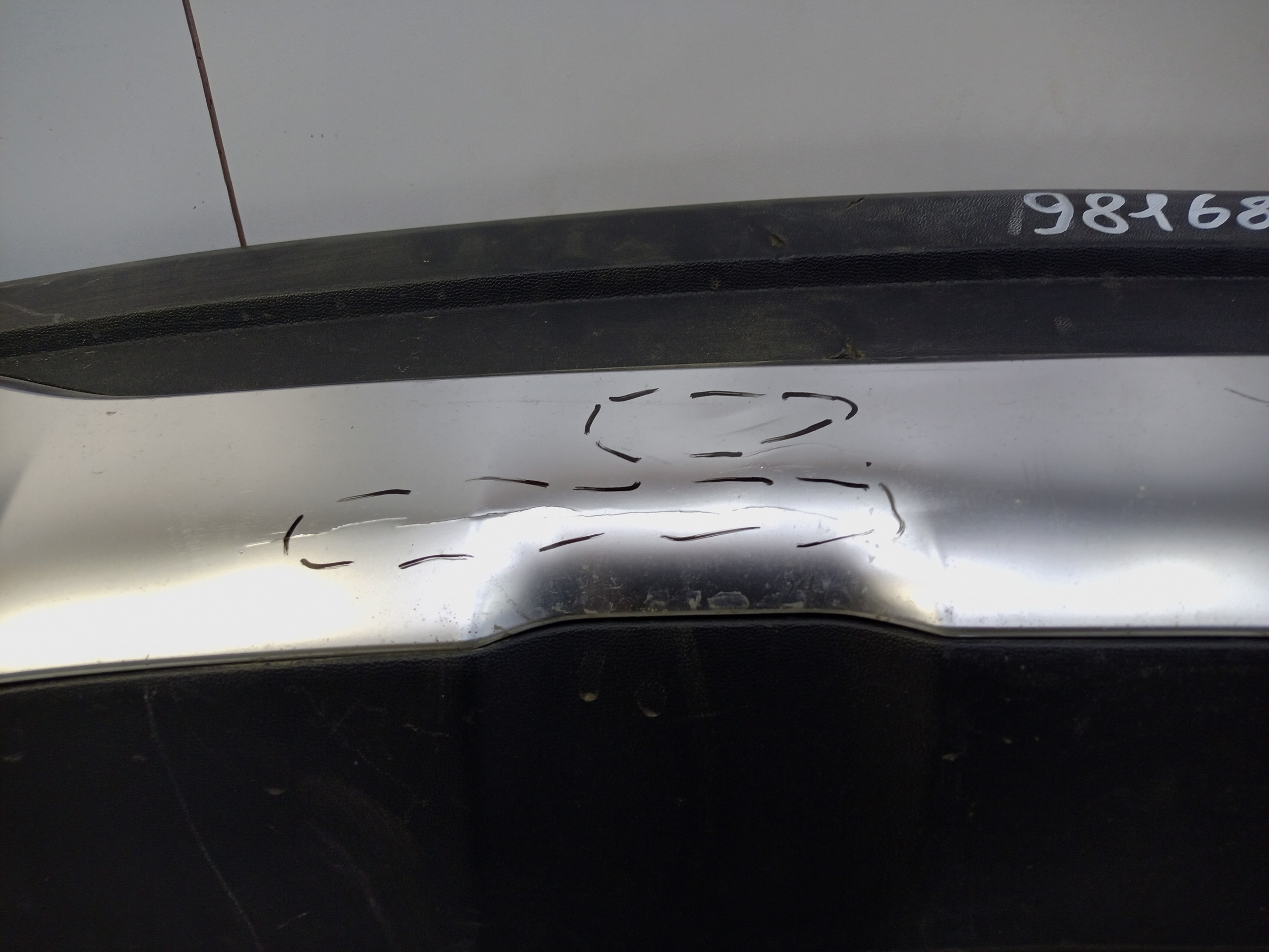 Юбка заднего бампера Mercedes Benz GLA-klasse X156 Restail