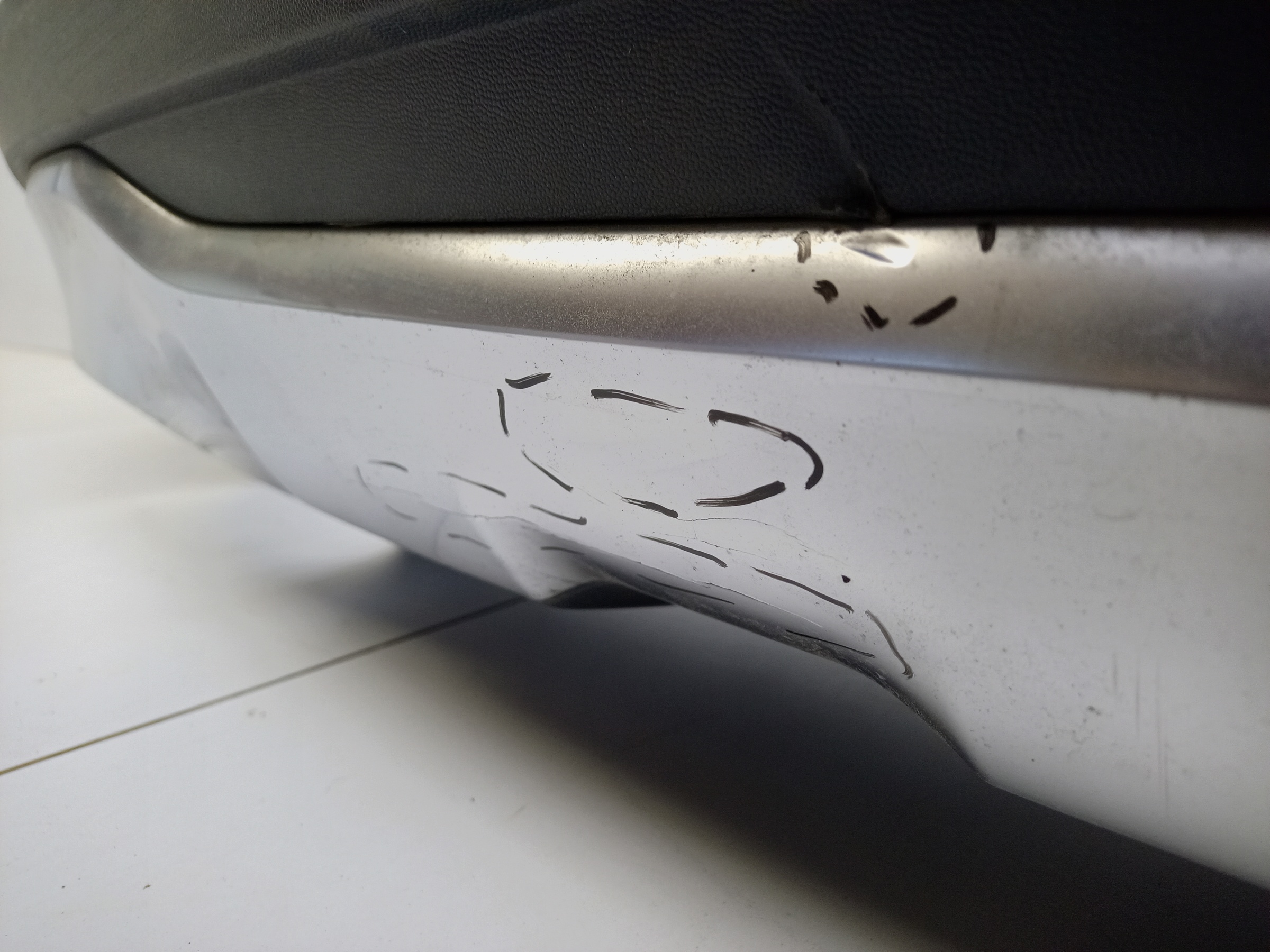 Юбка заднего бампера Mercedes Benz GLA-klasse X156 Restail