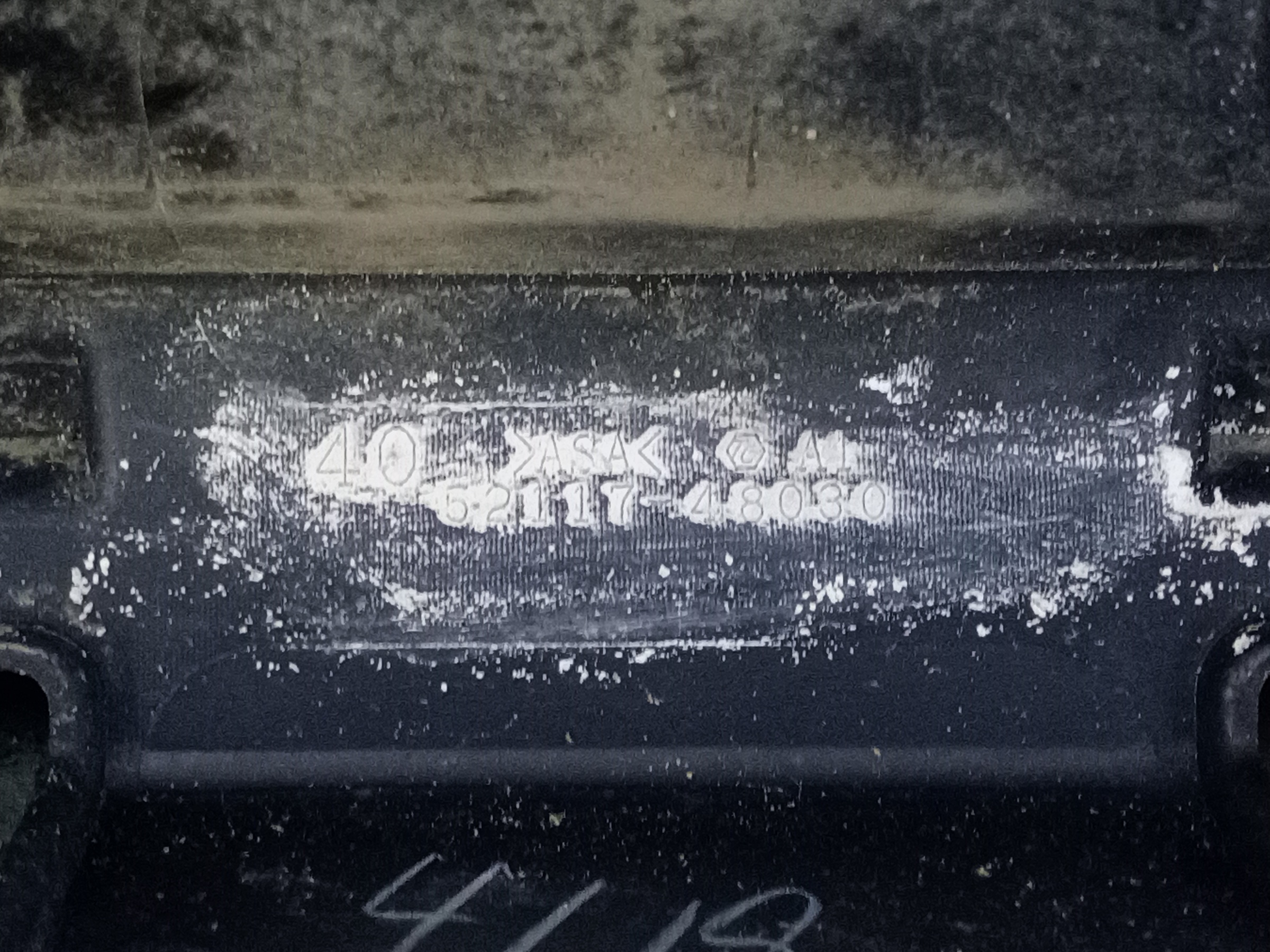 Накладка переднего бампера Lexus RX 4