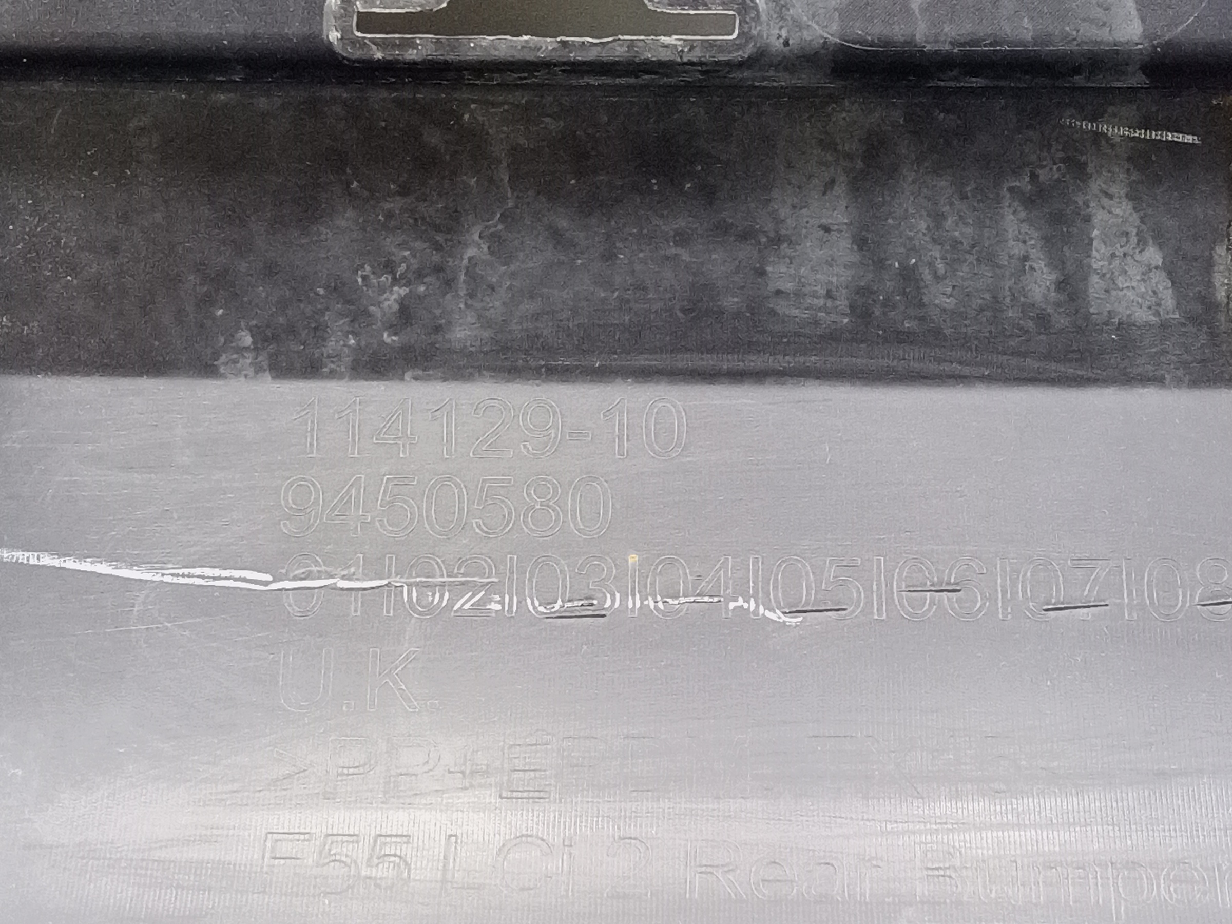 Юбка заднего бампера Mini Cooper F55 Restail 2