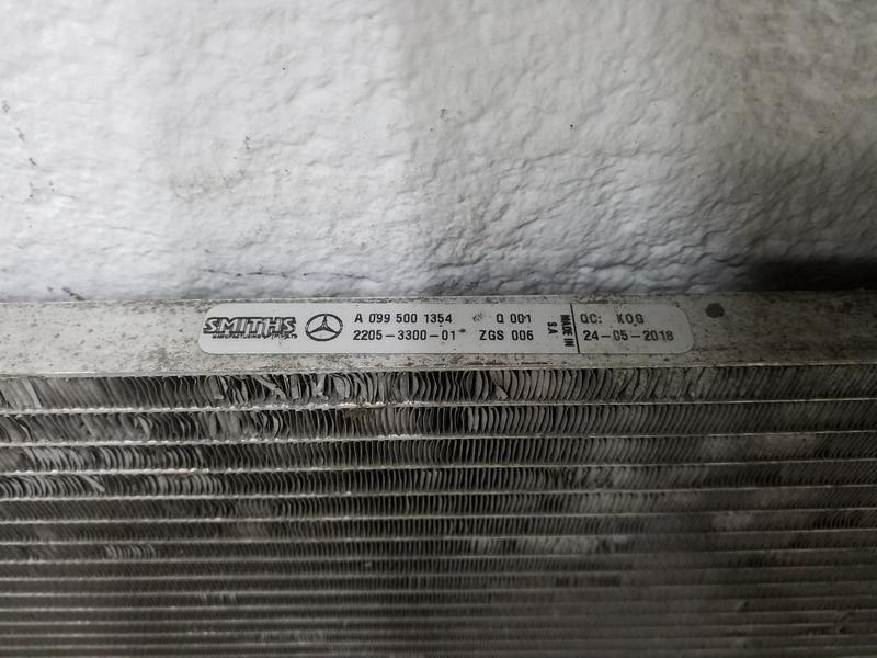 Радиатор кондиционера Mercedes Benz C-klasse W205
