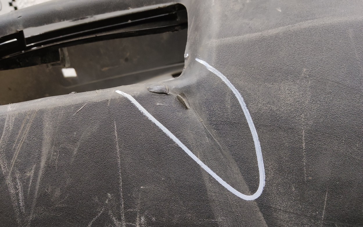 Бампер задний Honda Pilot 2 Restail под парктроники