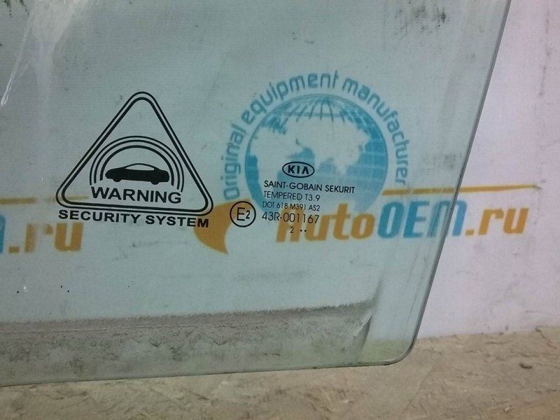 Стекло двери передней левой Kia Ceed 2