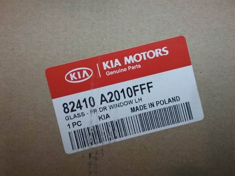 Стекло двери передней левой Kia Ceed 2