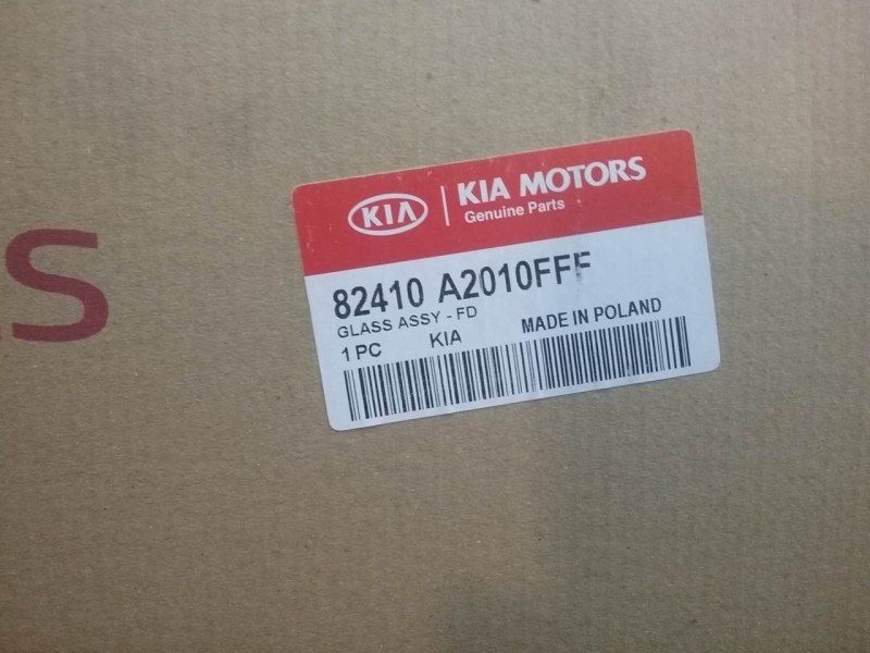 Стекло двери передней левой Kia Ceed 2