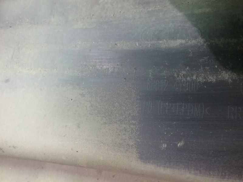 Юбка заднего бампера Kia Rio 3 Restail Sedan