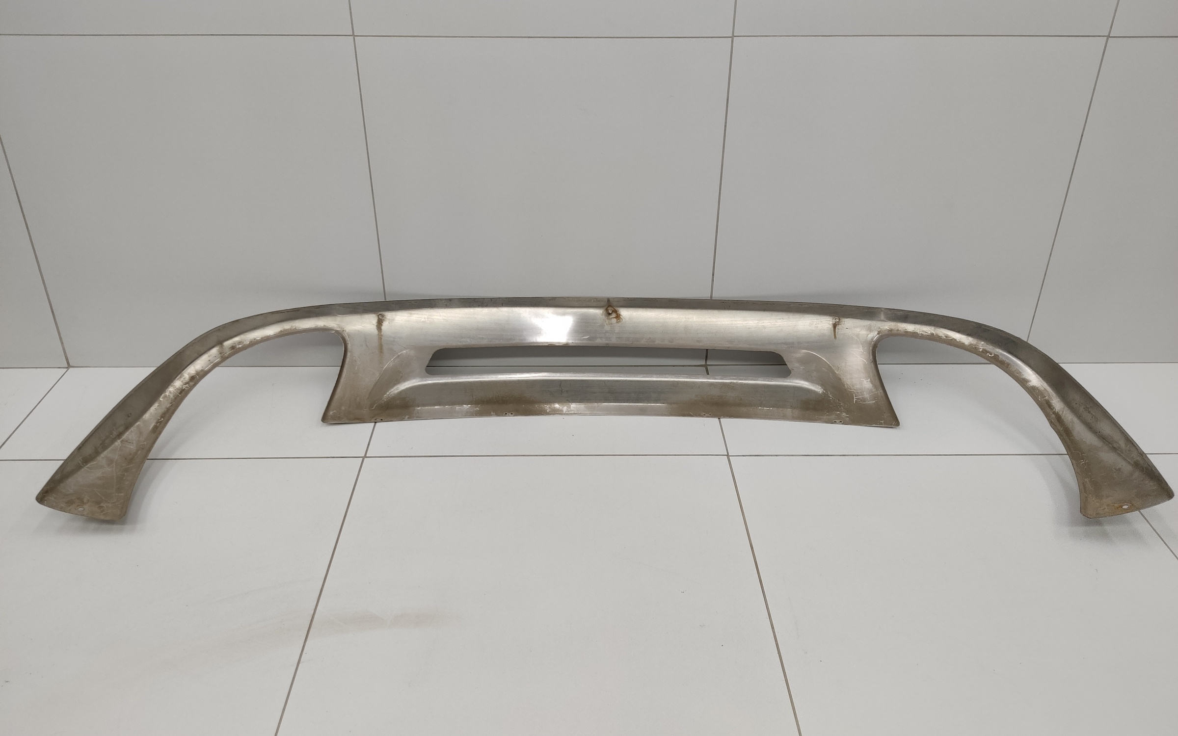 Юбка заднего бампера металл Volkswagen Touareg 2