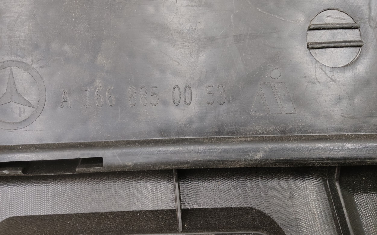 Юбка заднего бампера Mercedes Benz M-klasse W166 AMG