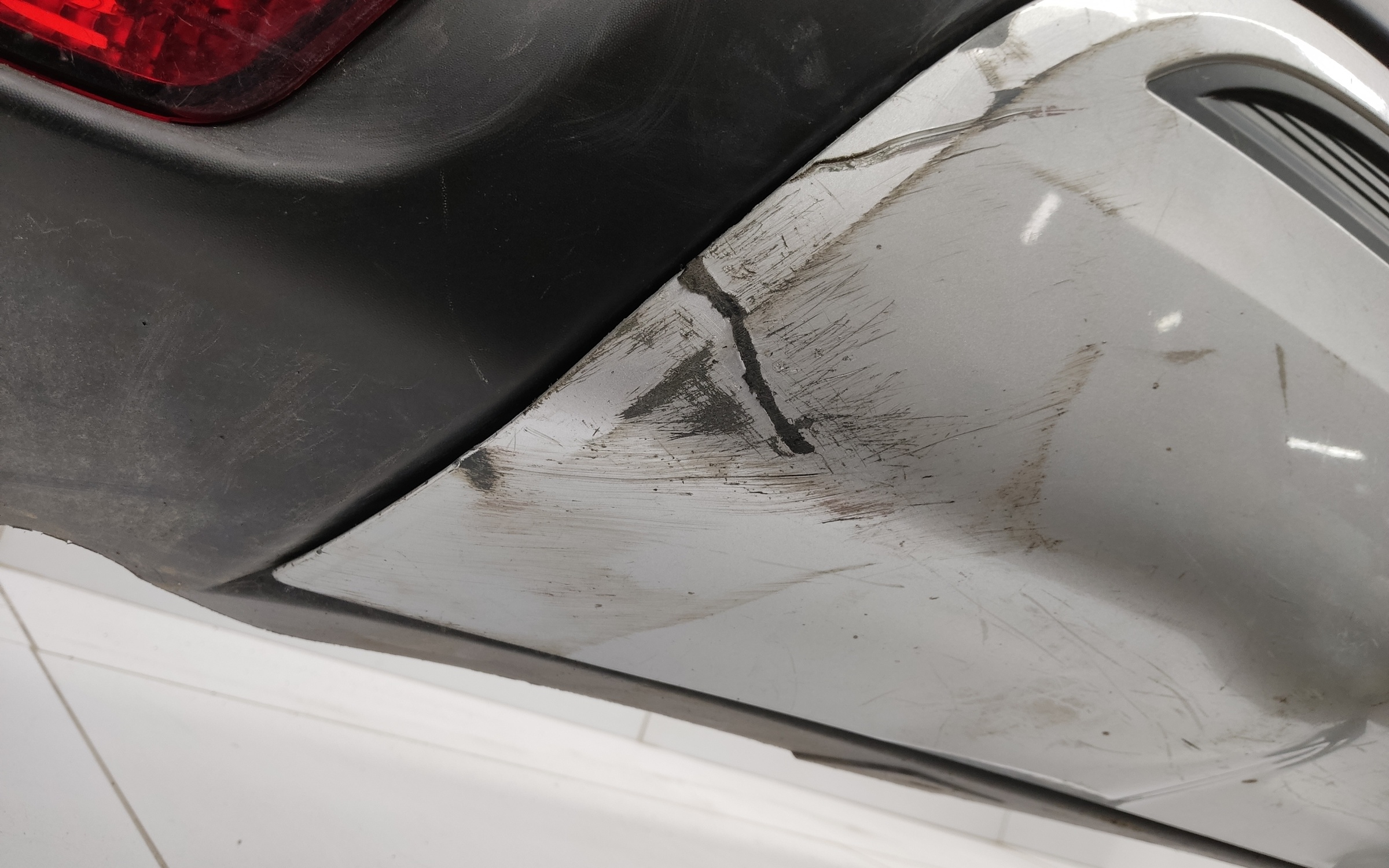 Бампер задний Mitsubishi Outlander 3 Restail 3