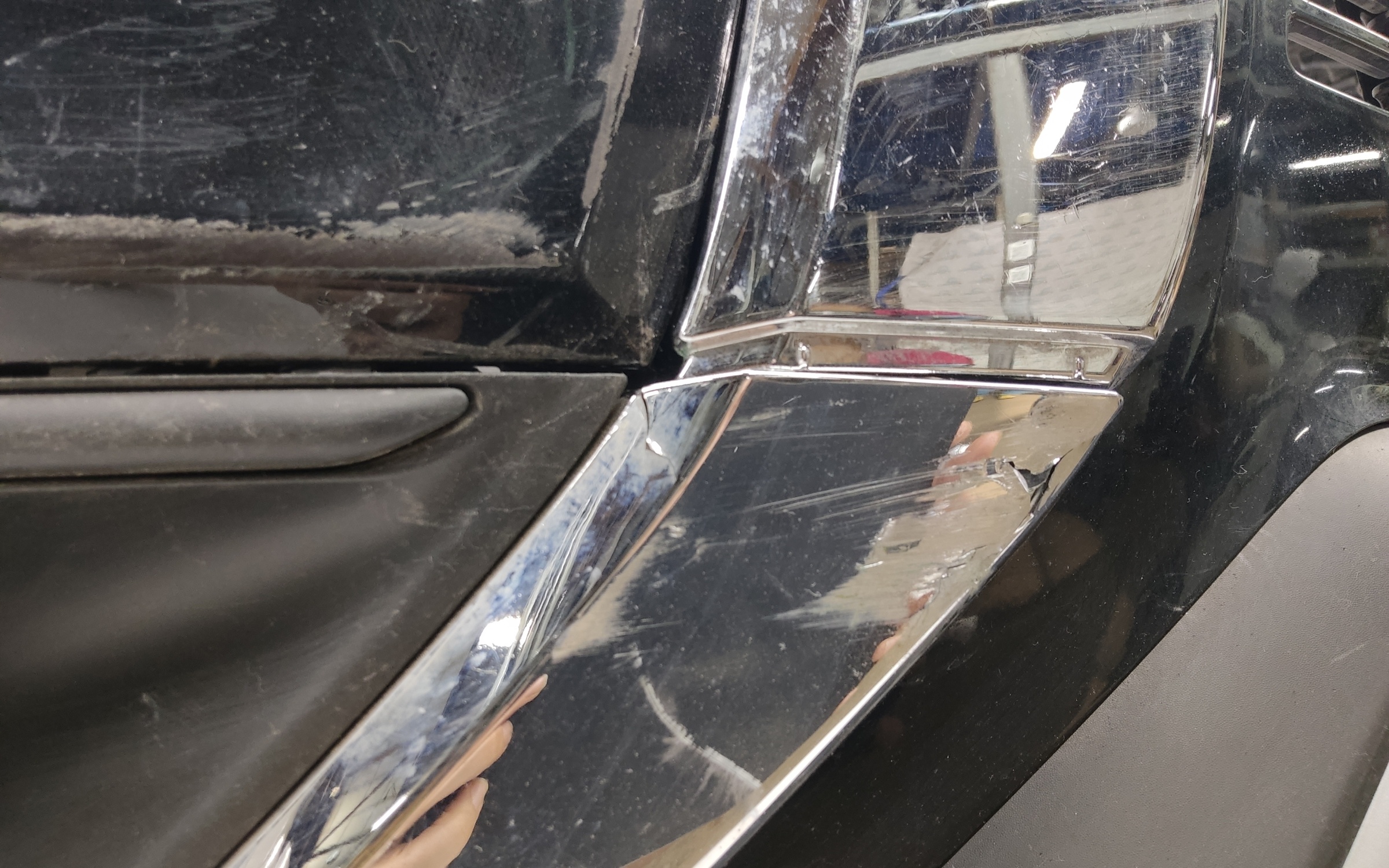 Бампер передний Mitsubishi Outlander 3 Restail 3