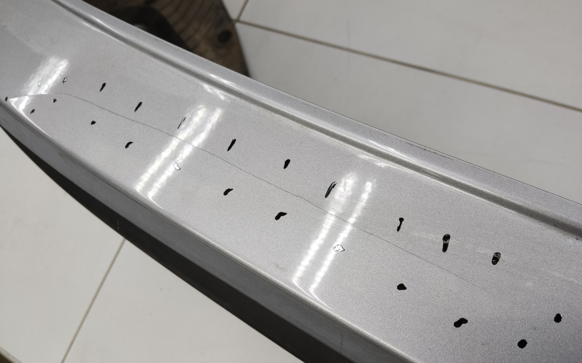 Бампер задний верхняя часть Geely Coolray