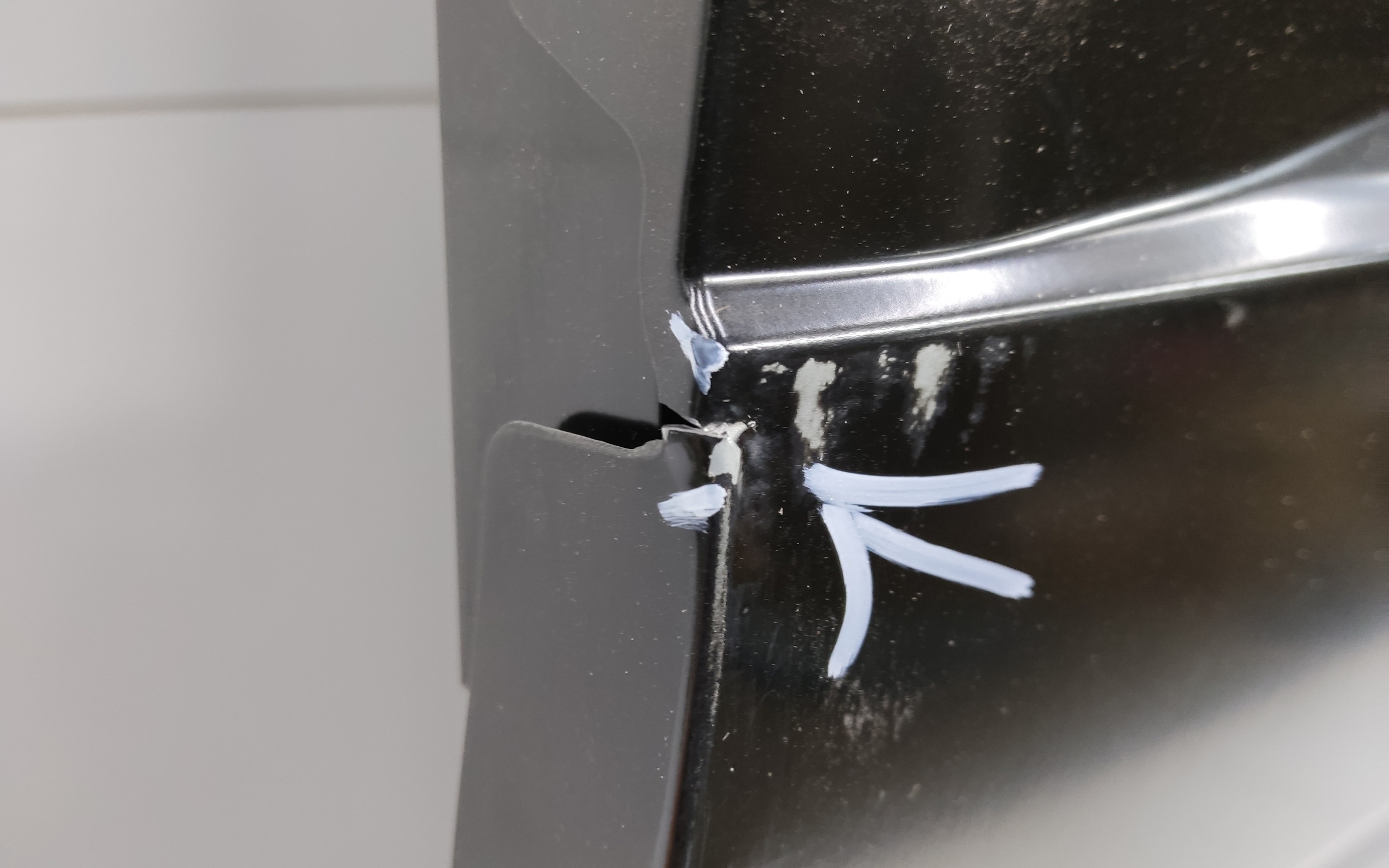 Панель кузова боковая левая глухая задняя часть Ford Transit 7