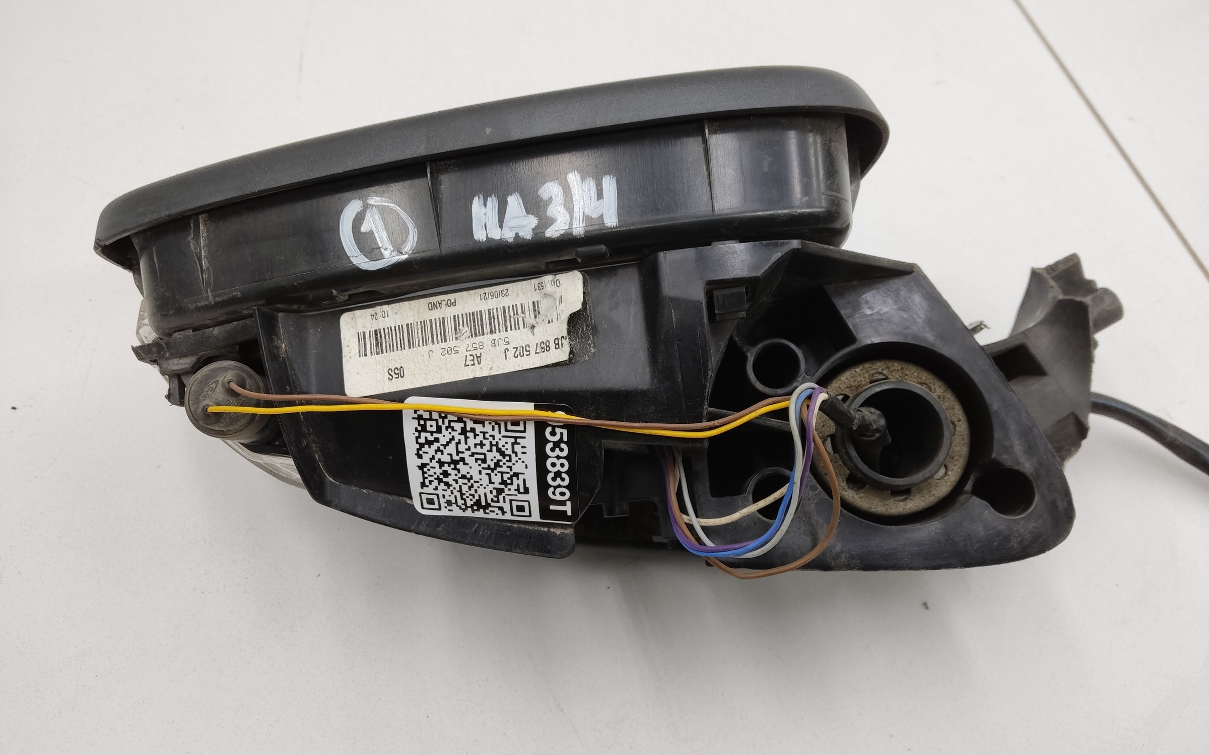 Зеркало правое Skoda Rapid 6 контактов