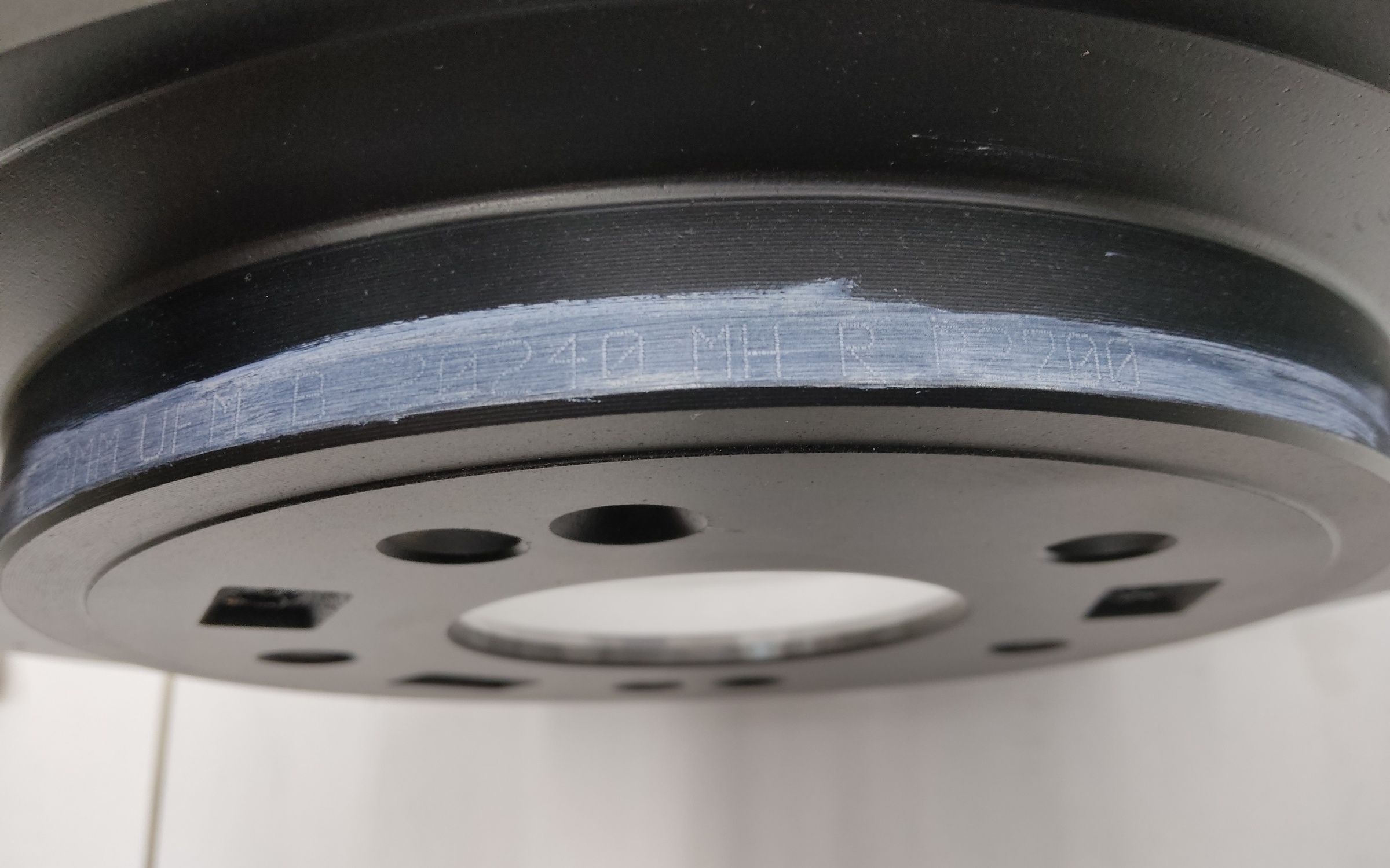 Диск тормозной задний Kia Sorento 4 17 дюймов