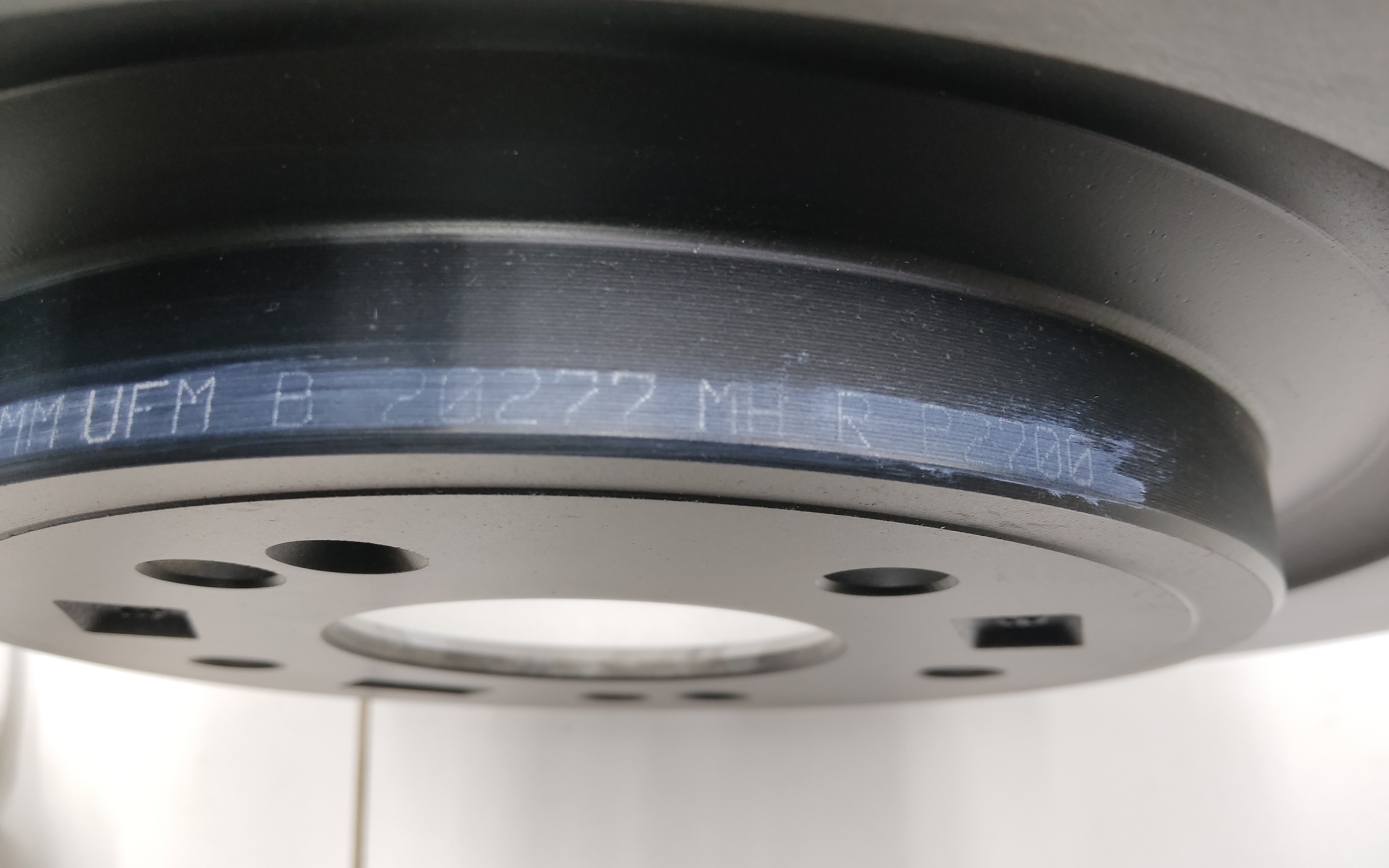 Диск тормозной задний Kia Sorento 4 17 дюймов