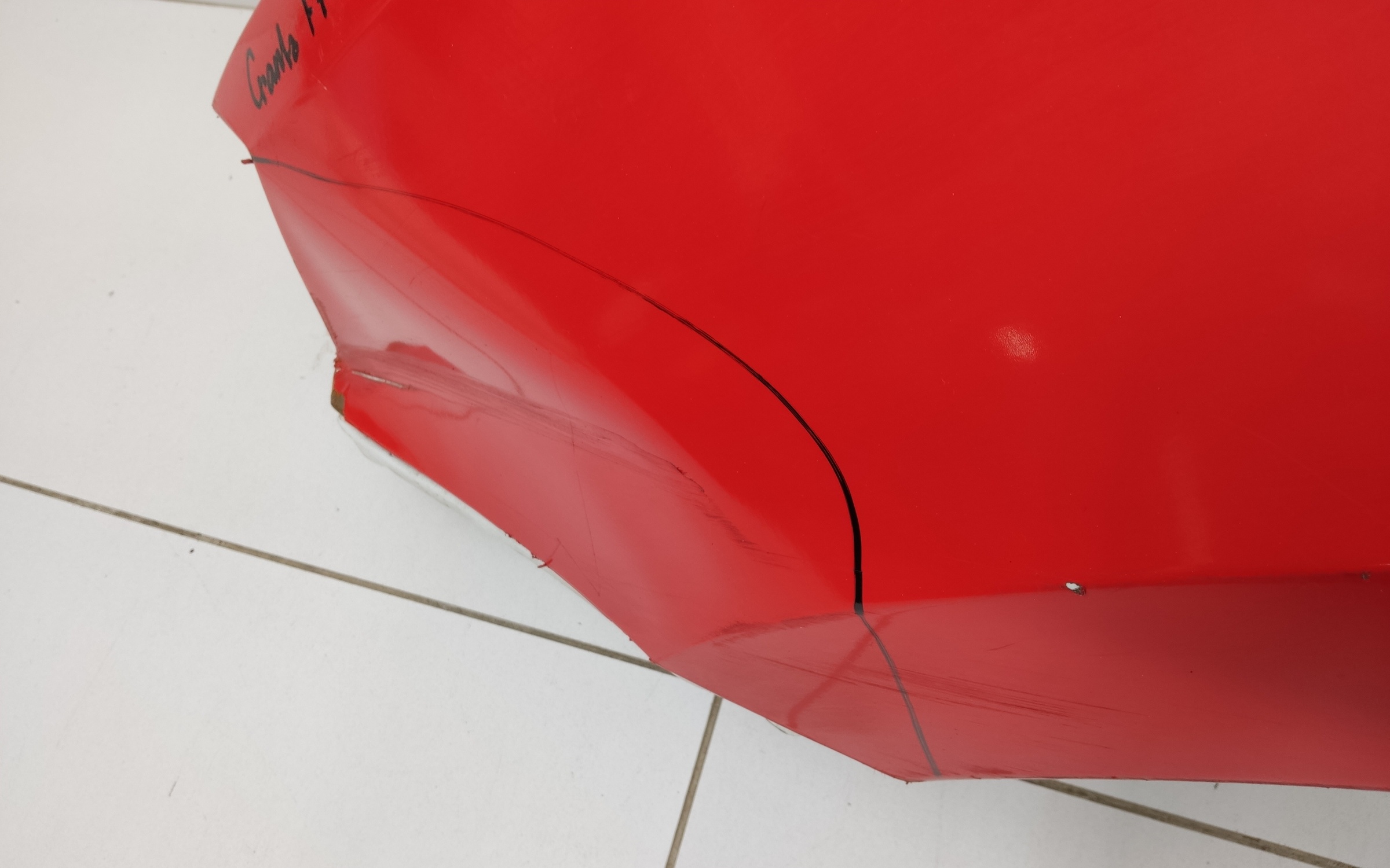 Крыло переднее левое Lada Granta 1 Restail без повторителя