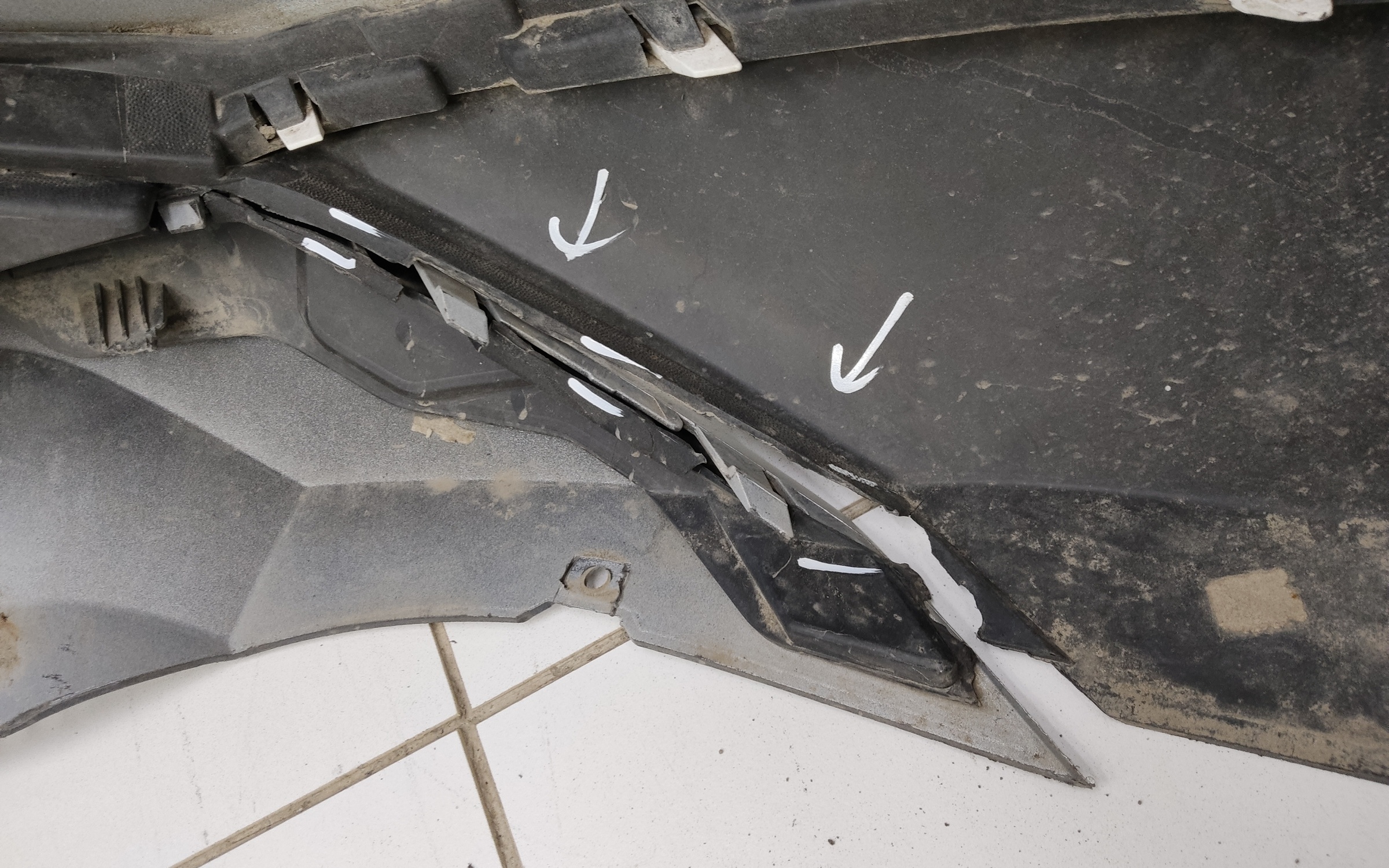 Бампер передний Exeed TXL Restail