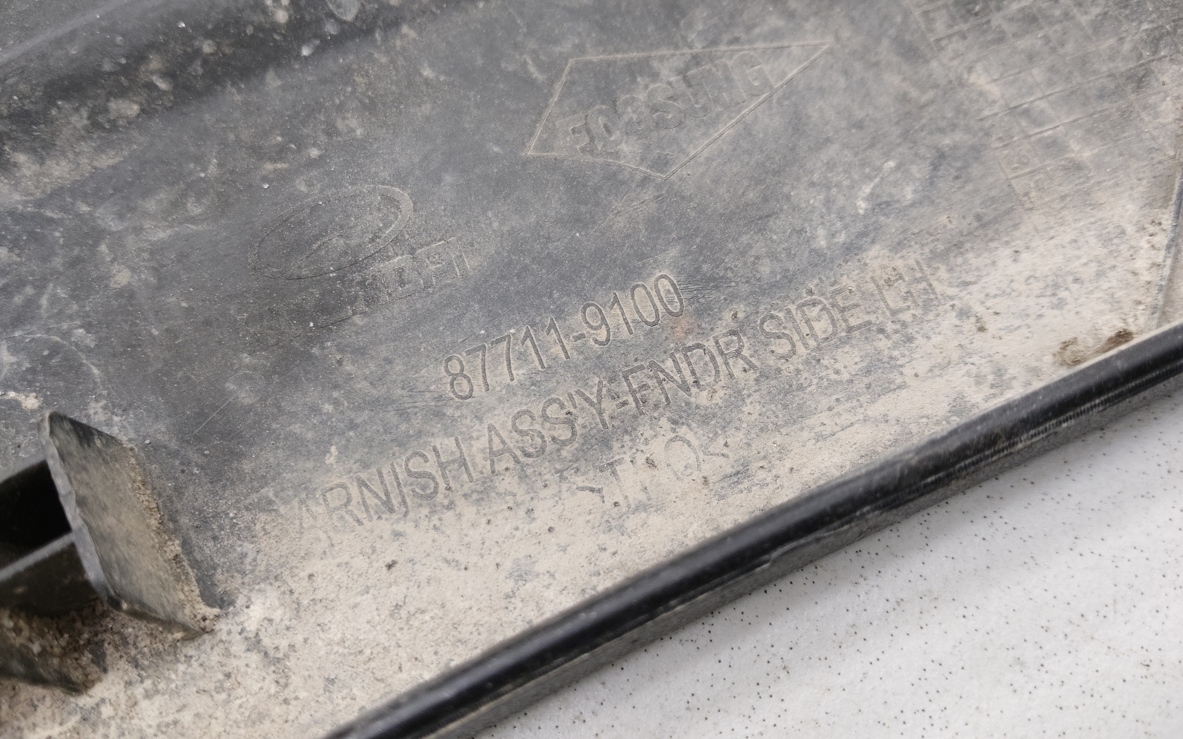 Накладка крыла переднего левого Hyundai Tucson 4