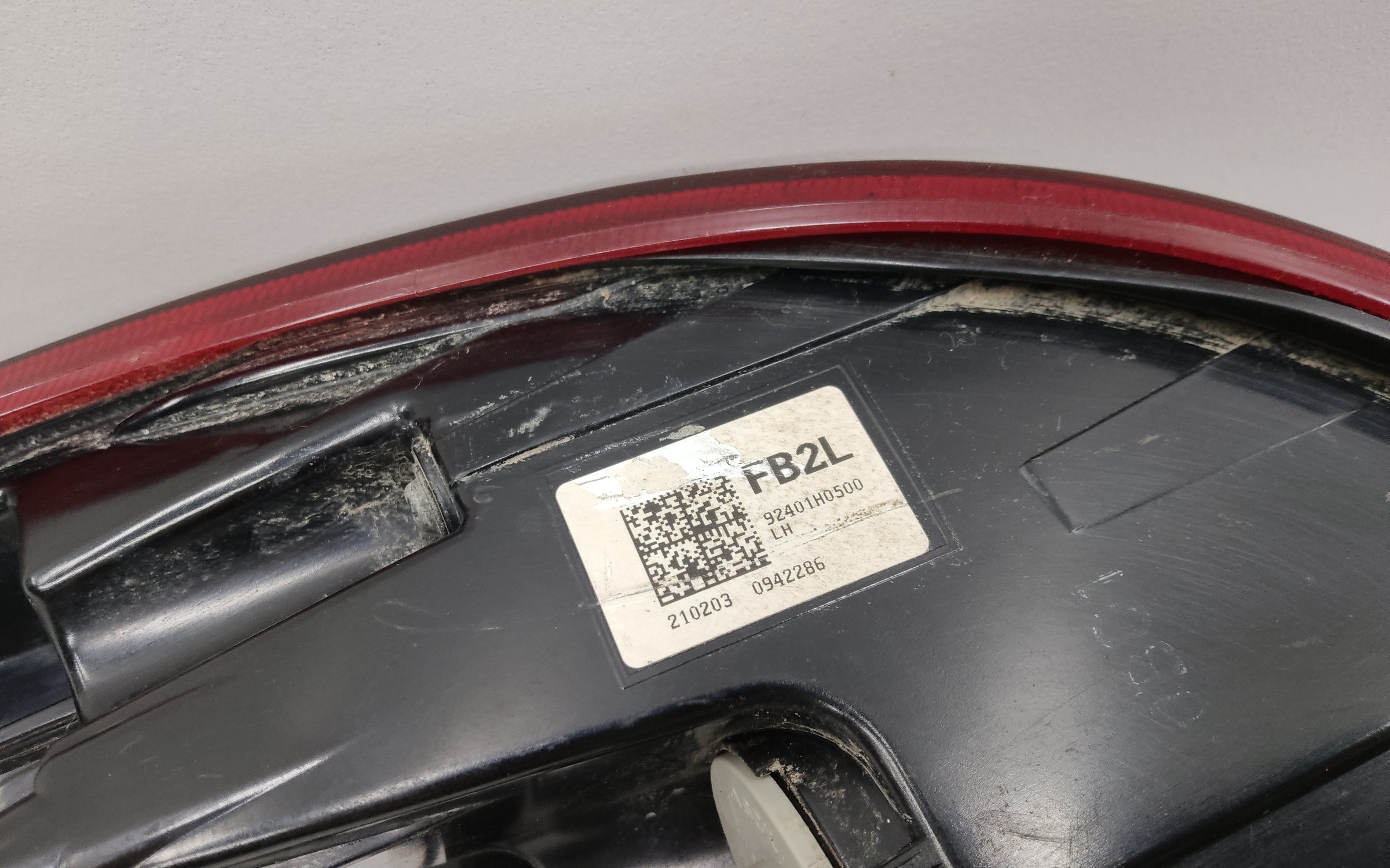 Фонарь задний левый наружный Kia Rio 4 Restail