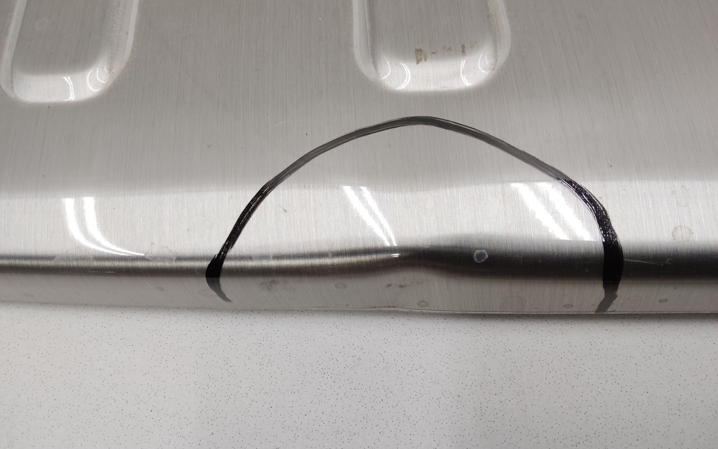 Накладка заднего бампера центральная верхняя Tank 500