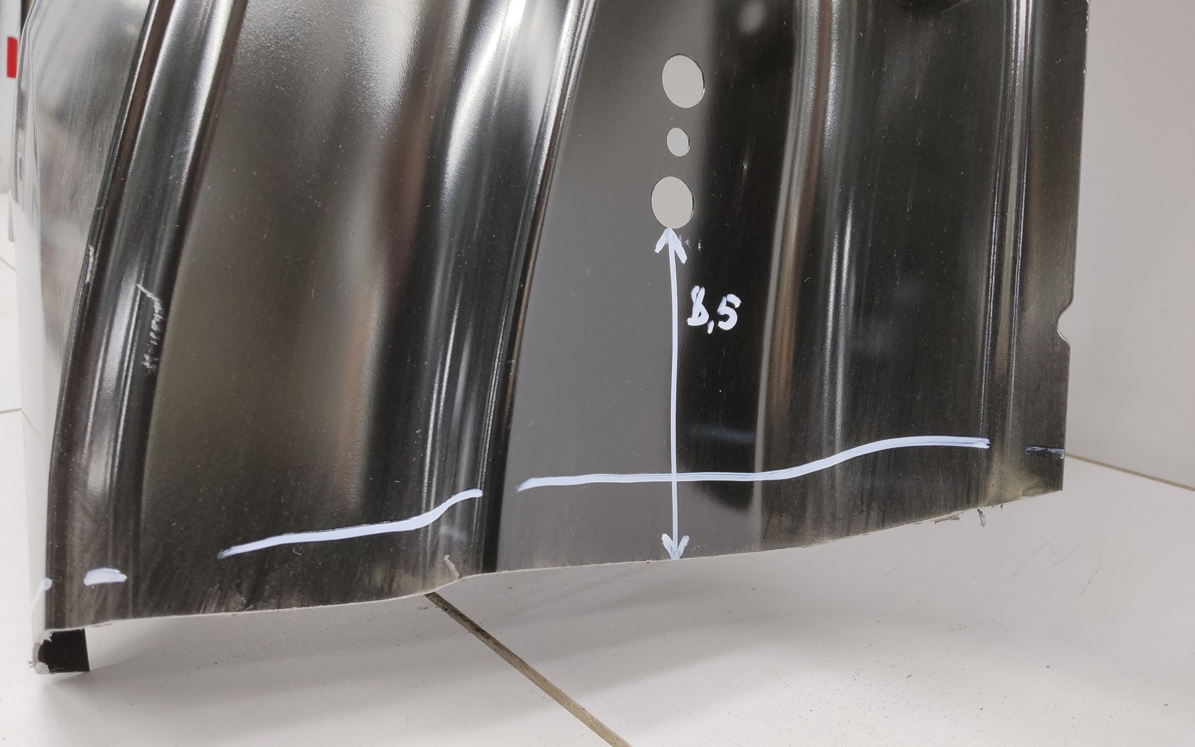 Крыло заднее правое Kia Rio 4 Sedan