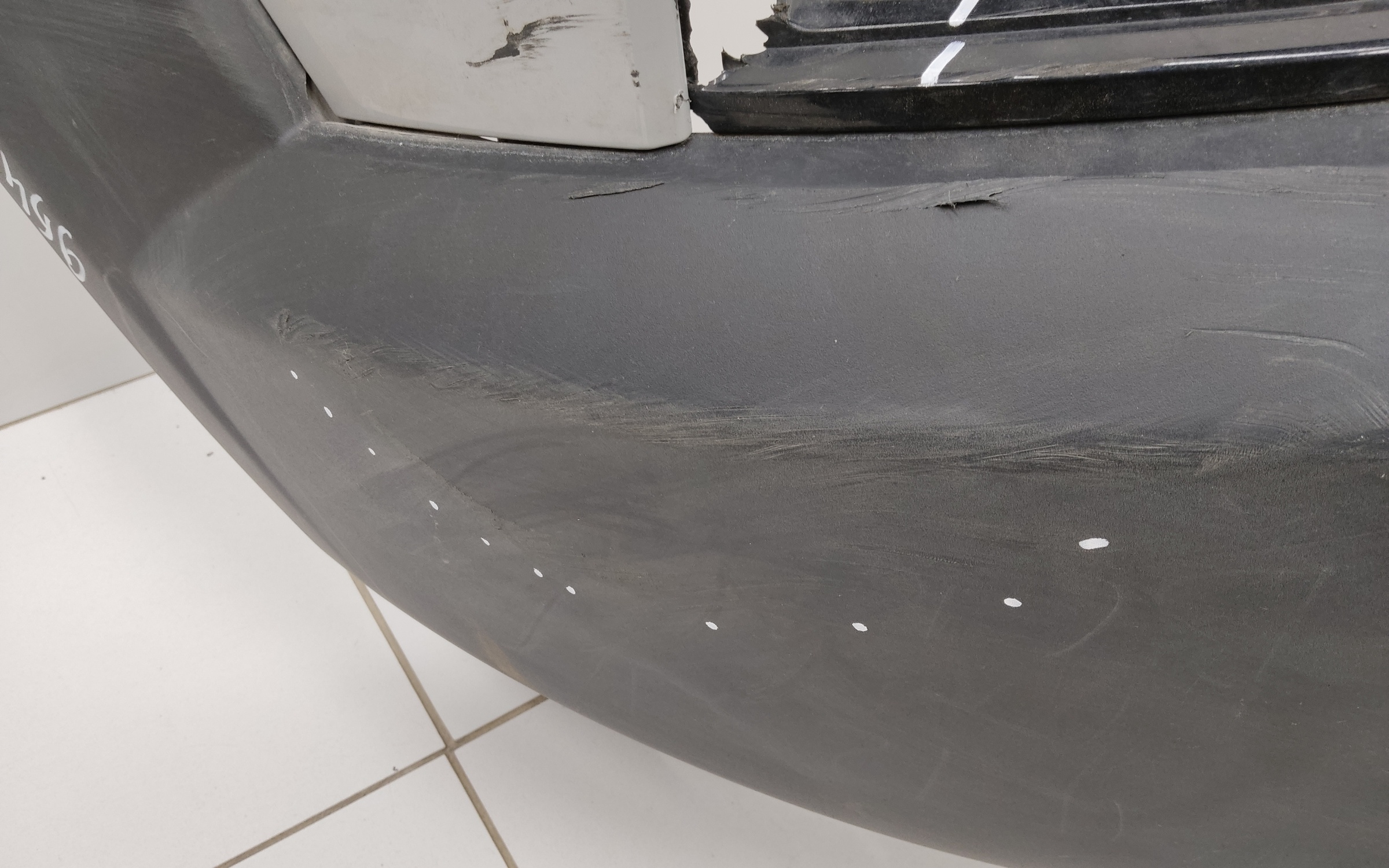 Бампер передний центральная часть Jac T9