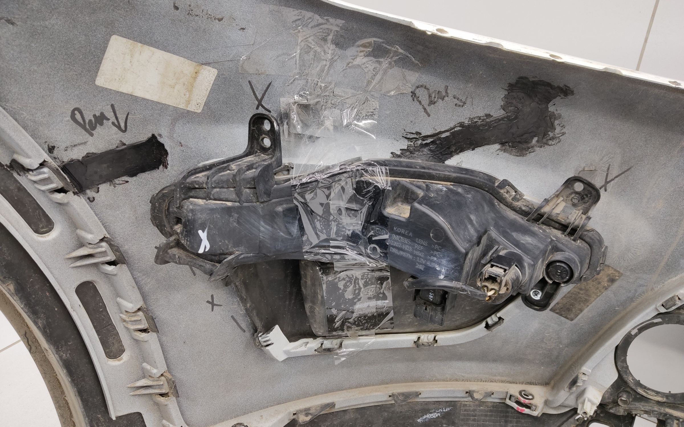 Бампер передний Kia Rio 4 X-Line