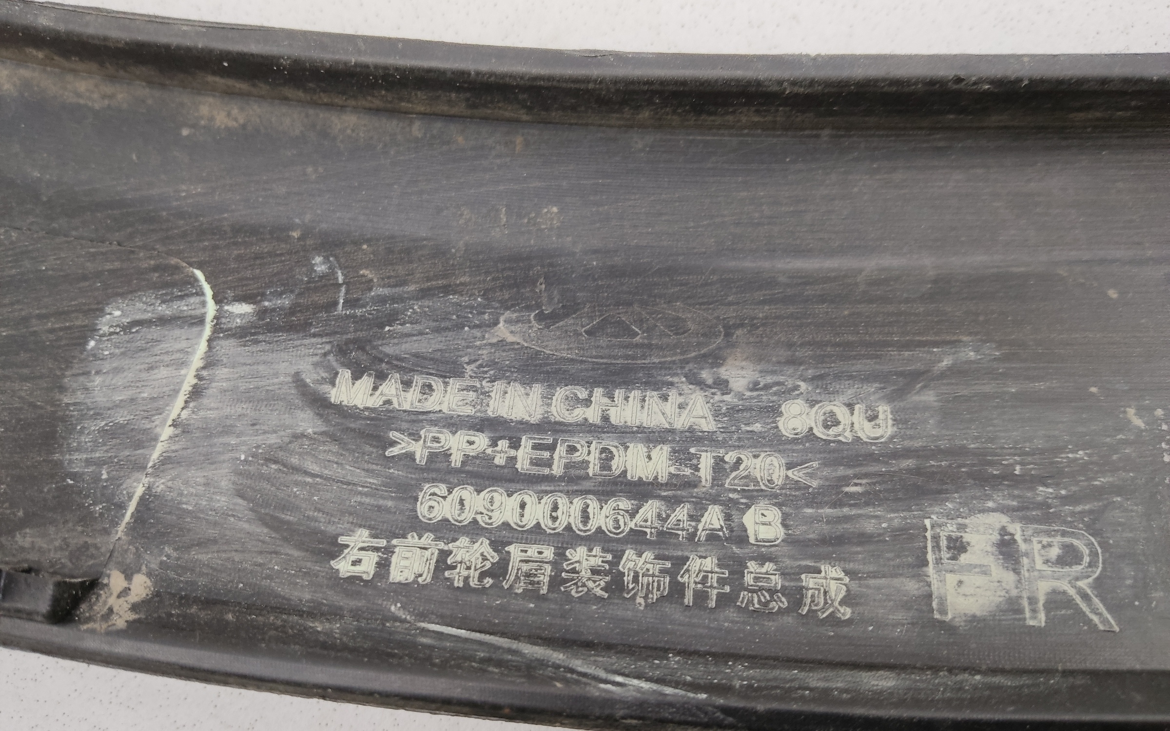 Накладка крыла переднего правого Chery Tiggo 8 Pro