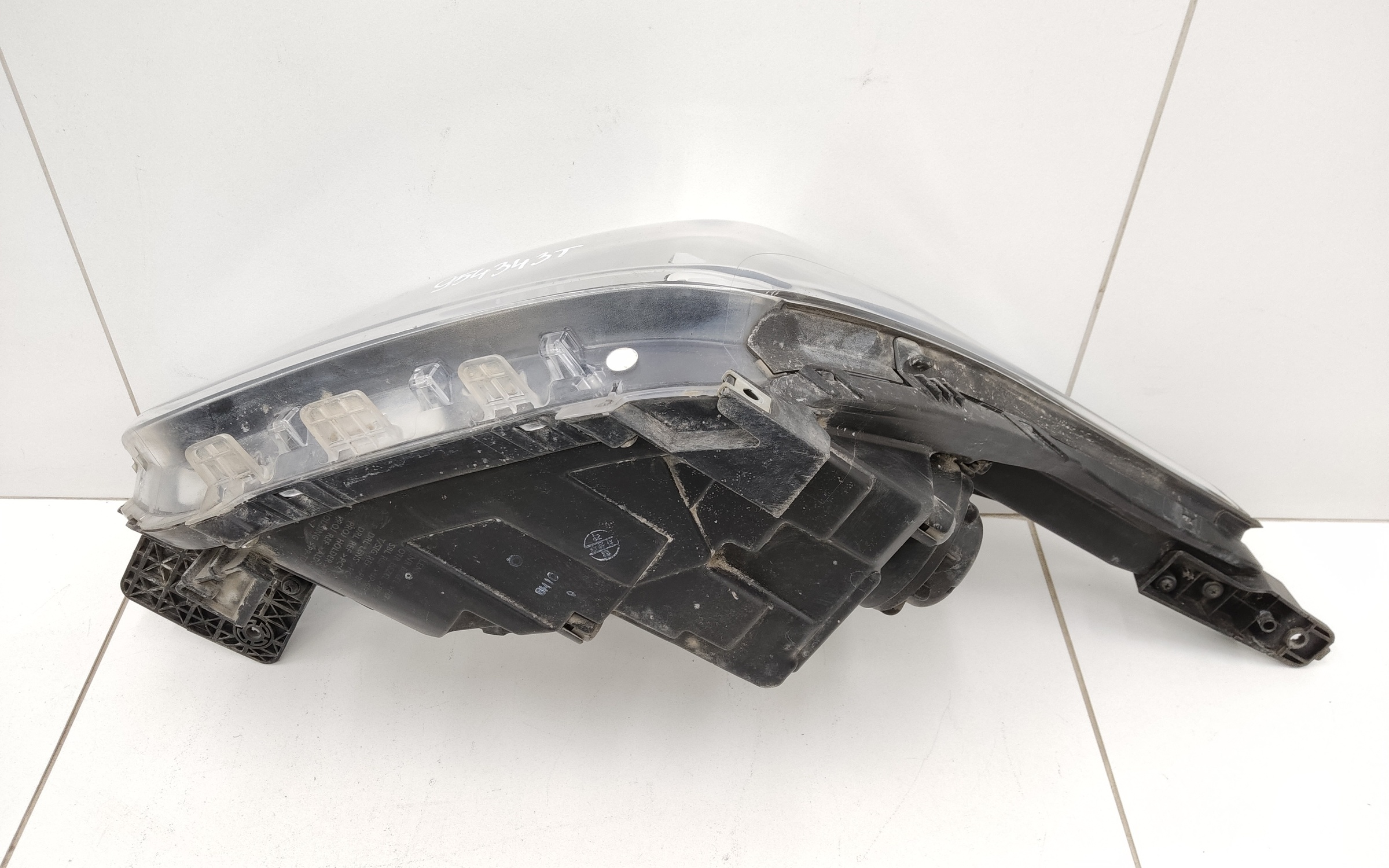 Фара передняя левая линза Hyundai Creta 1 галоген ДХО белая