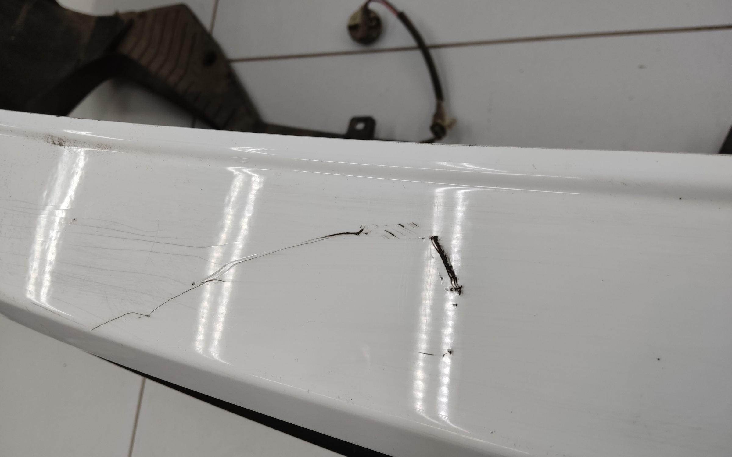 Бампер задний верхняя часть Geely Coolray