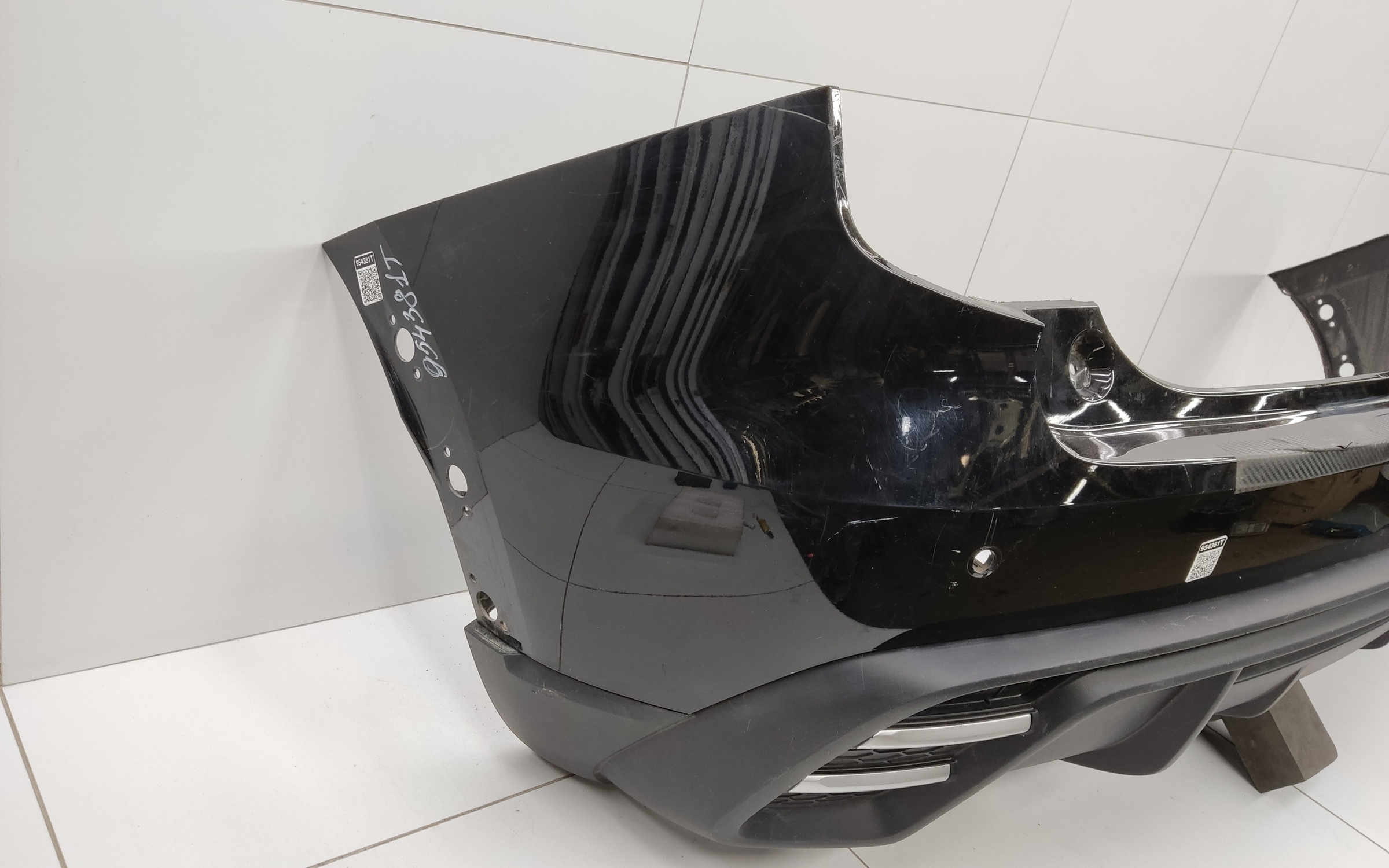 Бампер задний верхняя часть Haval Jolion Restail с отверстиями под накладки