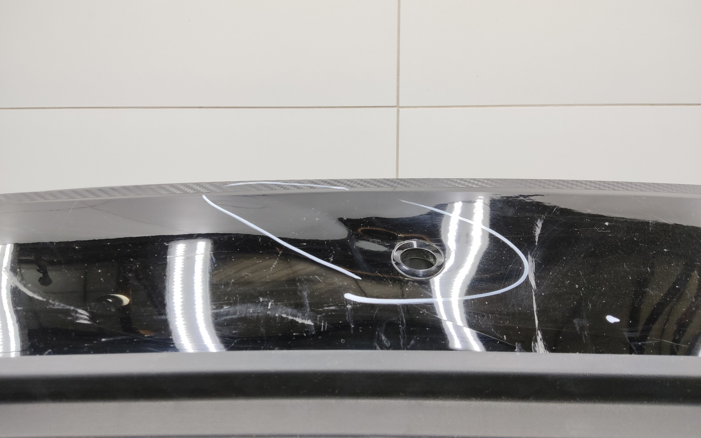 Бампер задний верхняя часть Haval Jolion Restail с отверстиями под накладки