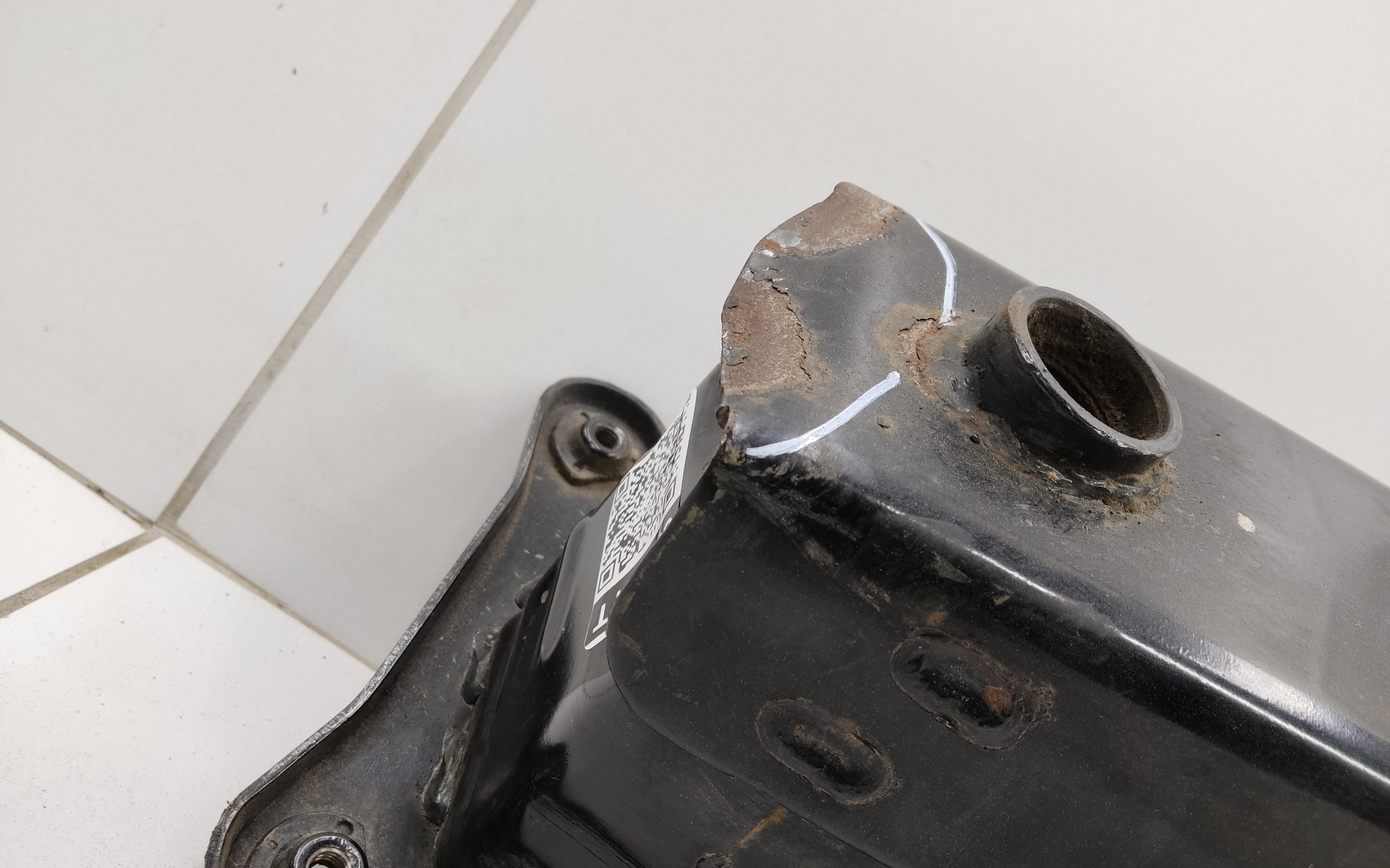 Усилитель переднего бампера Lada Vesta