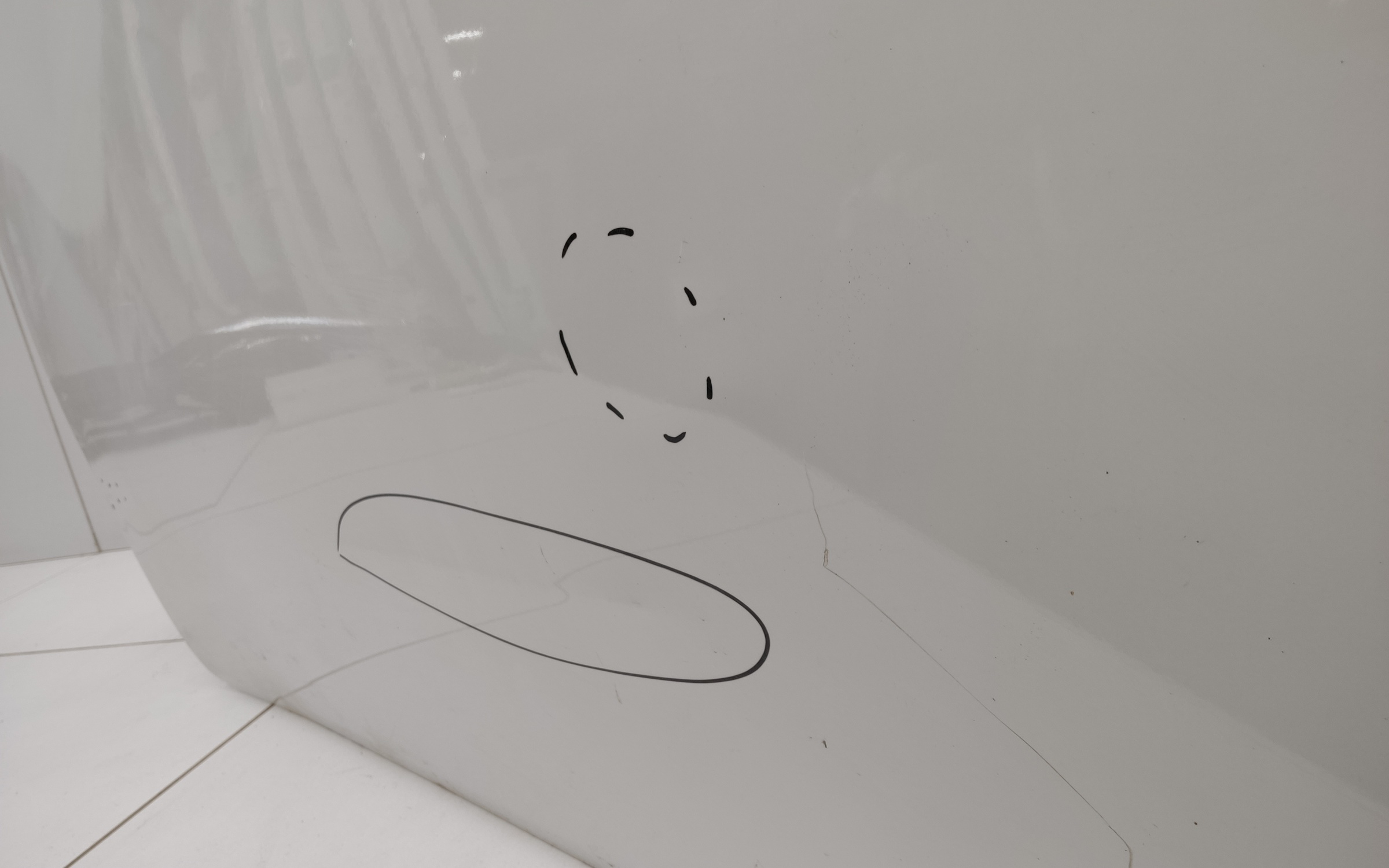 Дверь задняя правая сдвижная Hyundai Staria