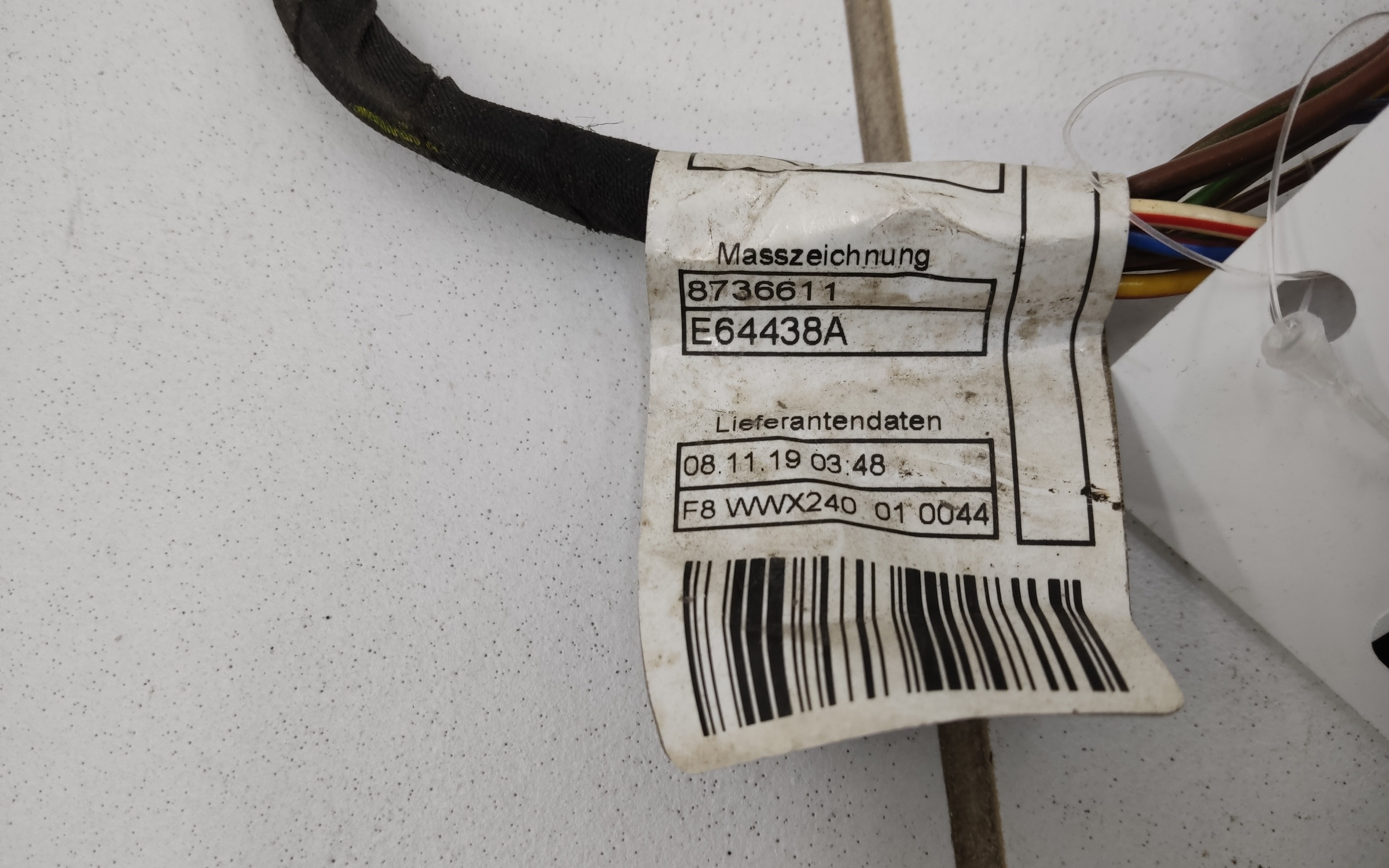 Проводка переднего бампера под парктроники BMW X5 G05