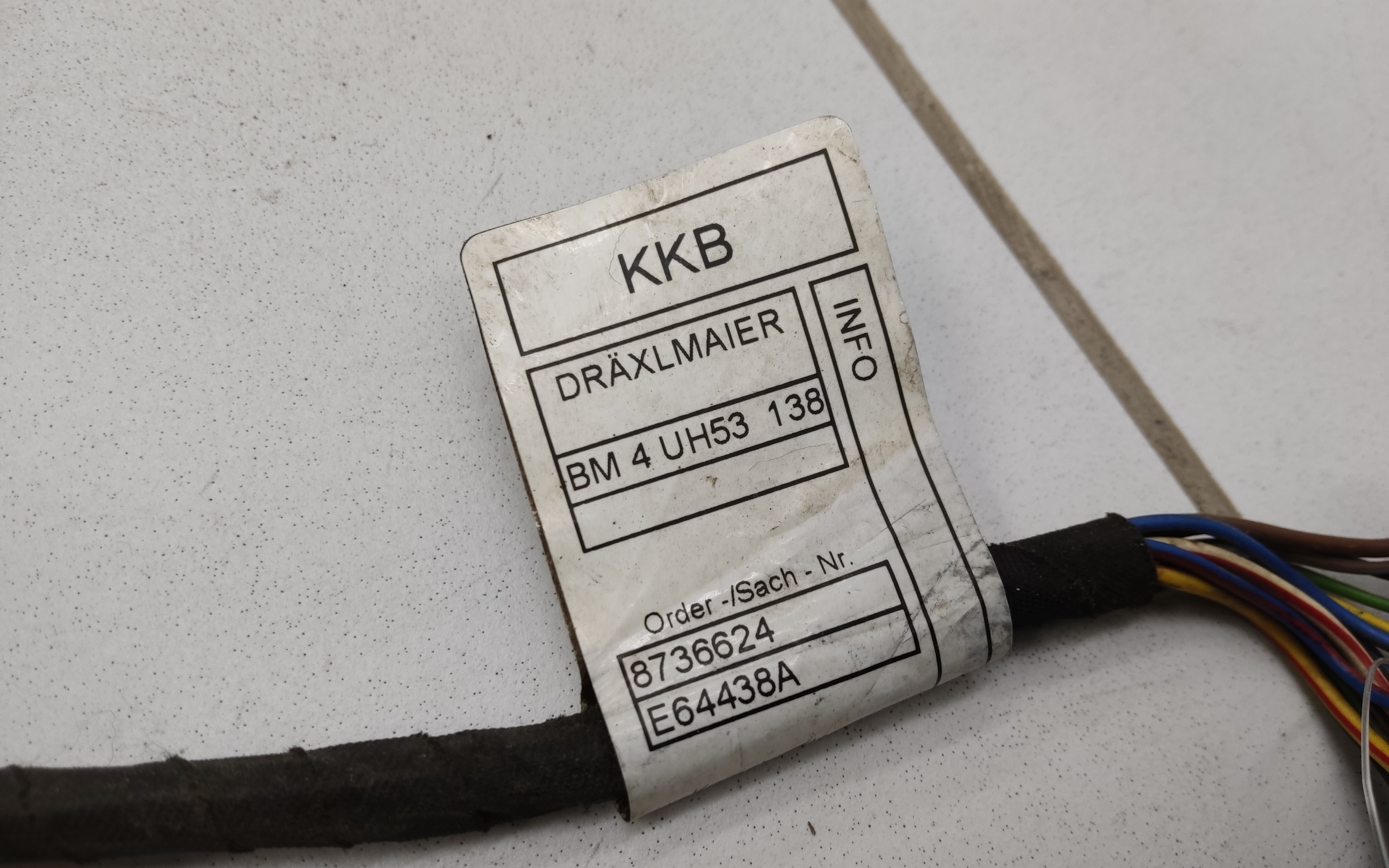 Проводка переднего бампера BMW X5 G05