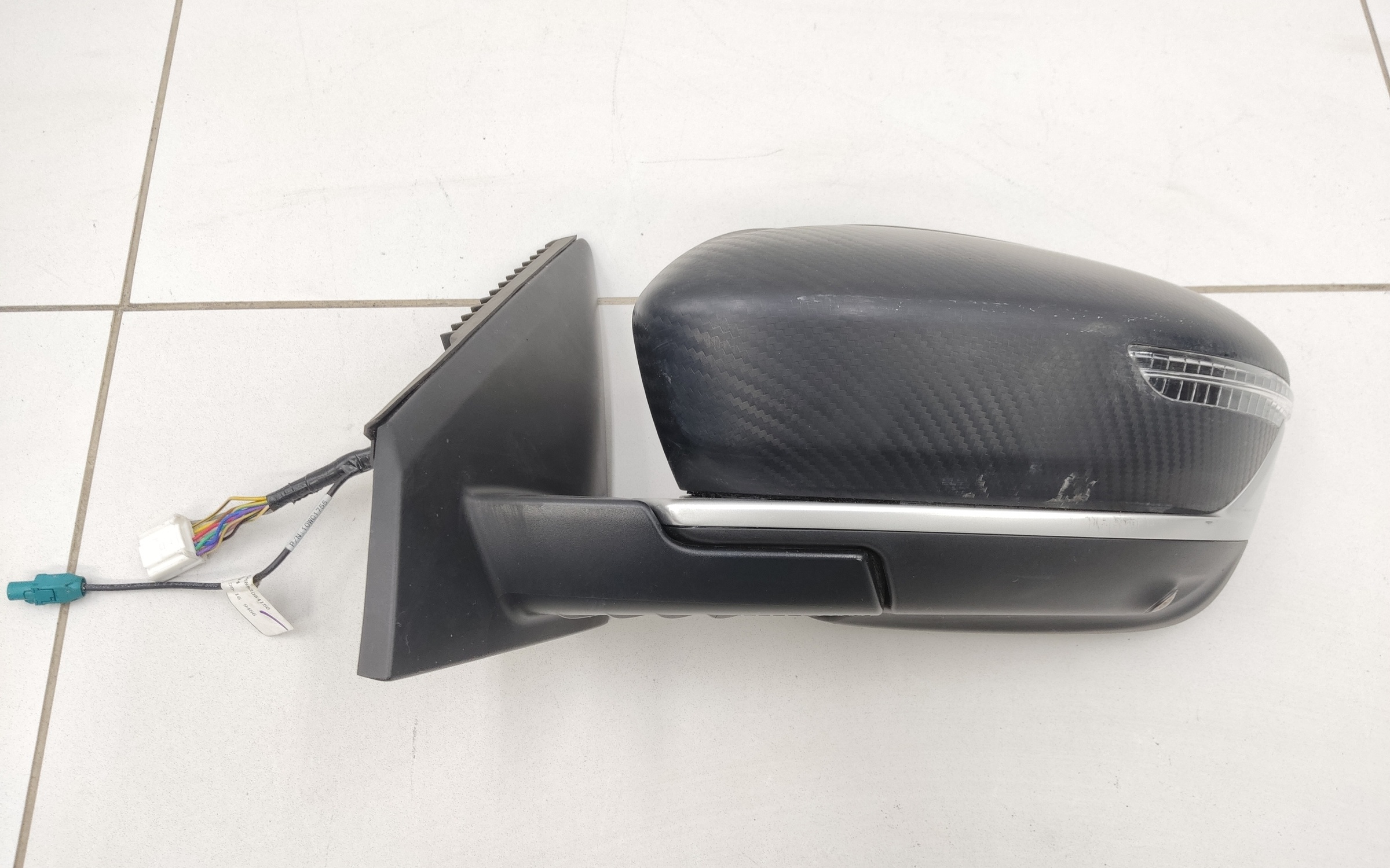 Зеркало левое Geely Coolray 12+1 контактов карбон