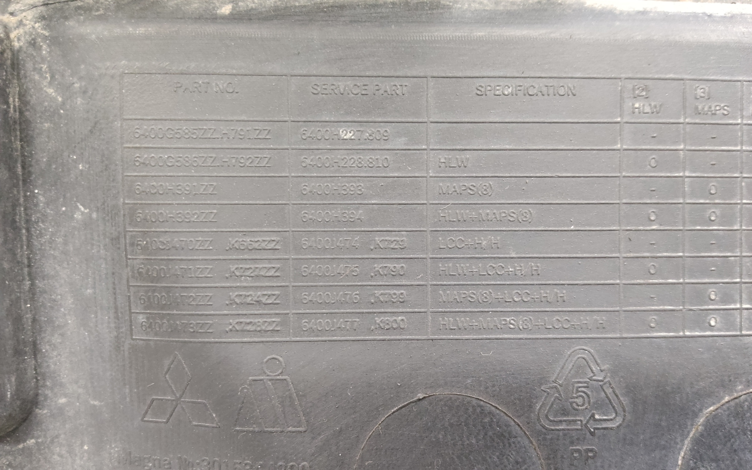 Бампер передний Mitsubishi Outlander 3 Restail 3