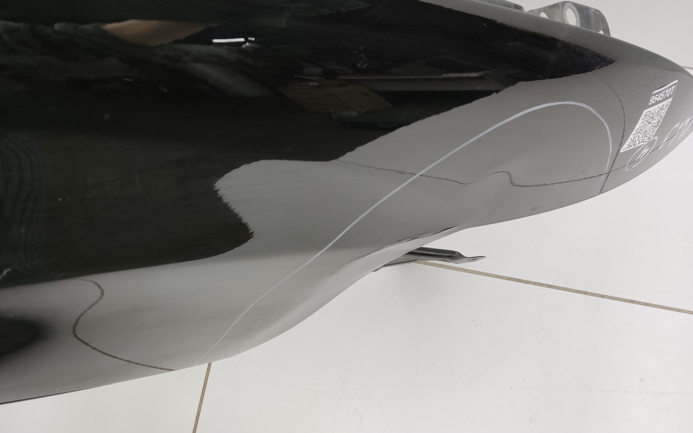 Крыло переднее правое Mitsubishi Outlander 3 Restail 2 без повторителя