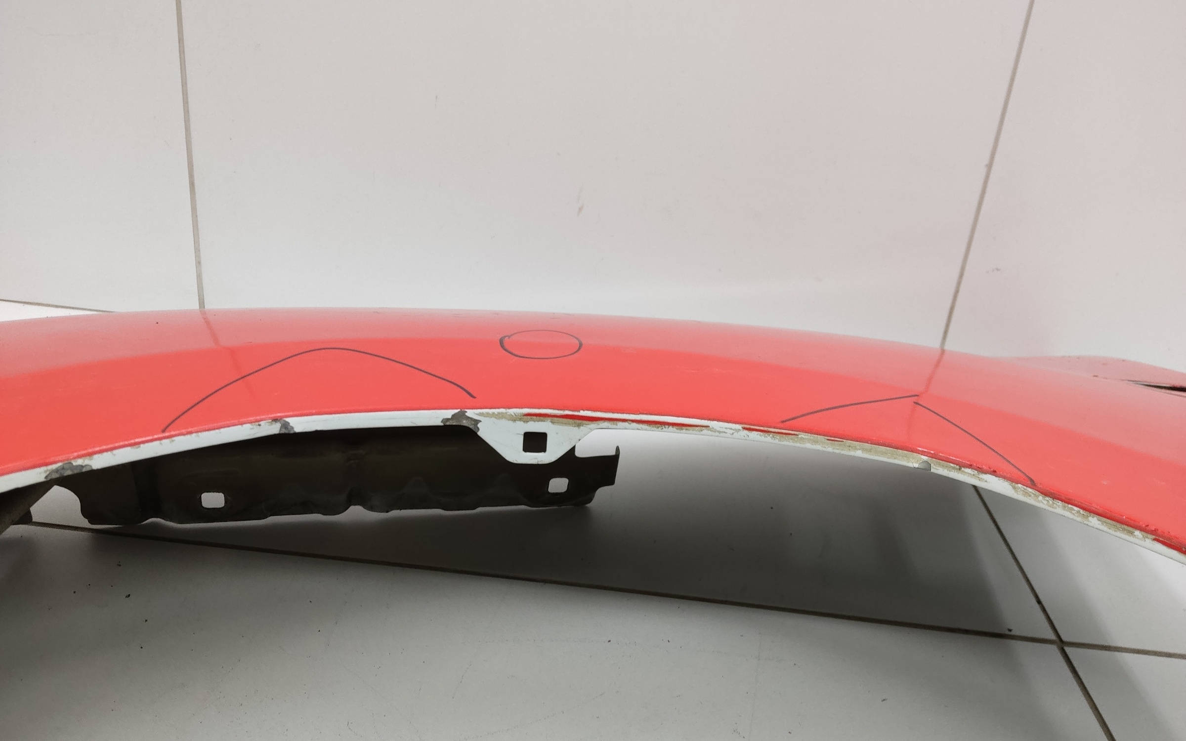 Крыло переднее левое Renault Logan 2 под повторитель