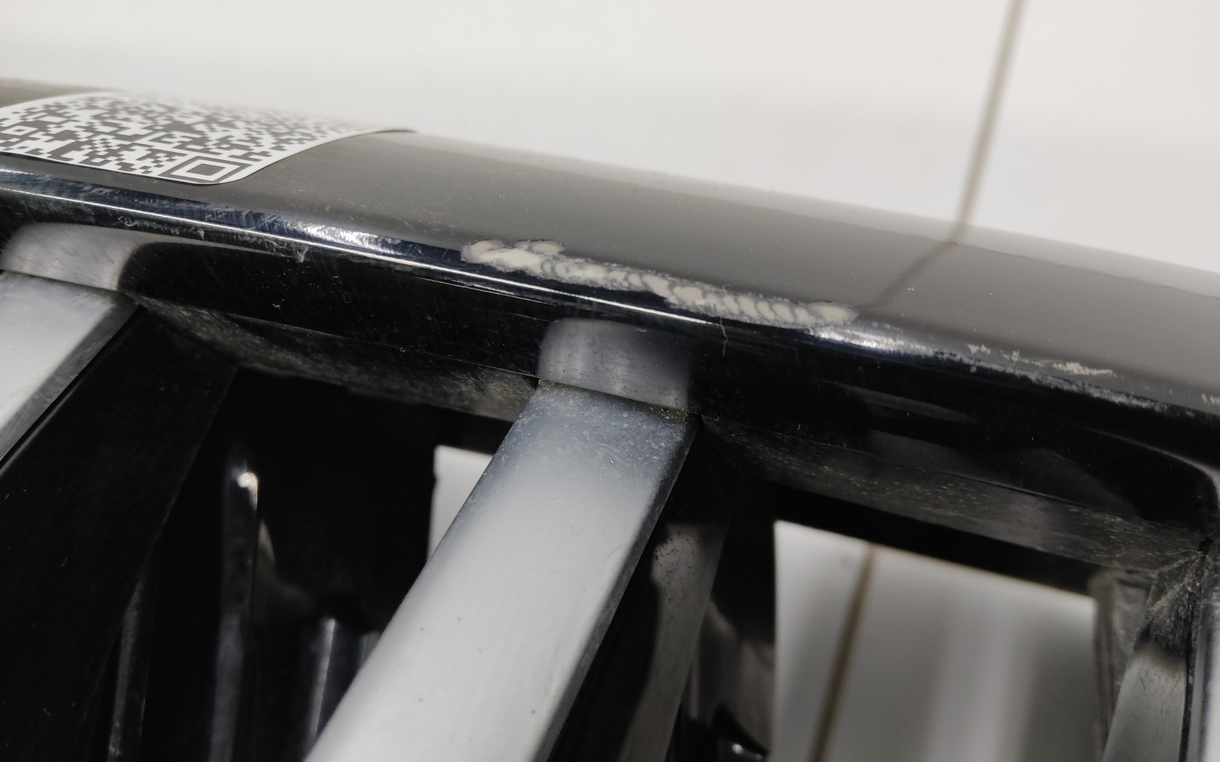 Жалюзи решетки радиатора BMW X5 G05 с двойными хром полосками